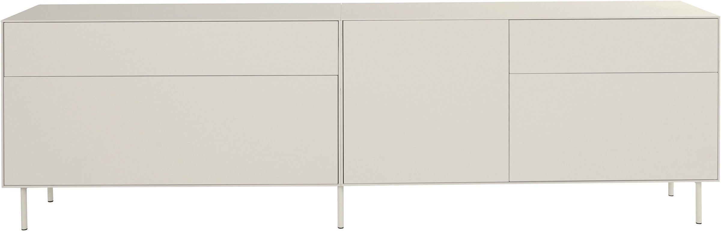 LeGer Home by Lena Gercke Lowboard »Essentials«, (2 St.), Breite: 239cm, MDF lackiert, Push-to-open-Funktion