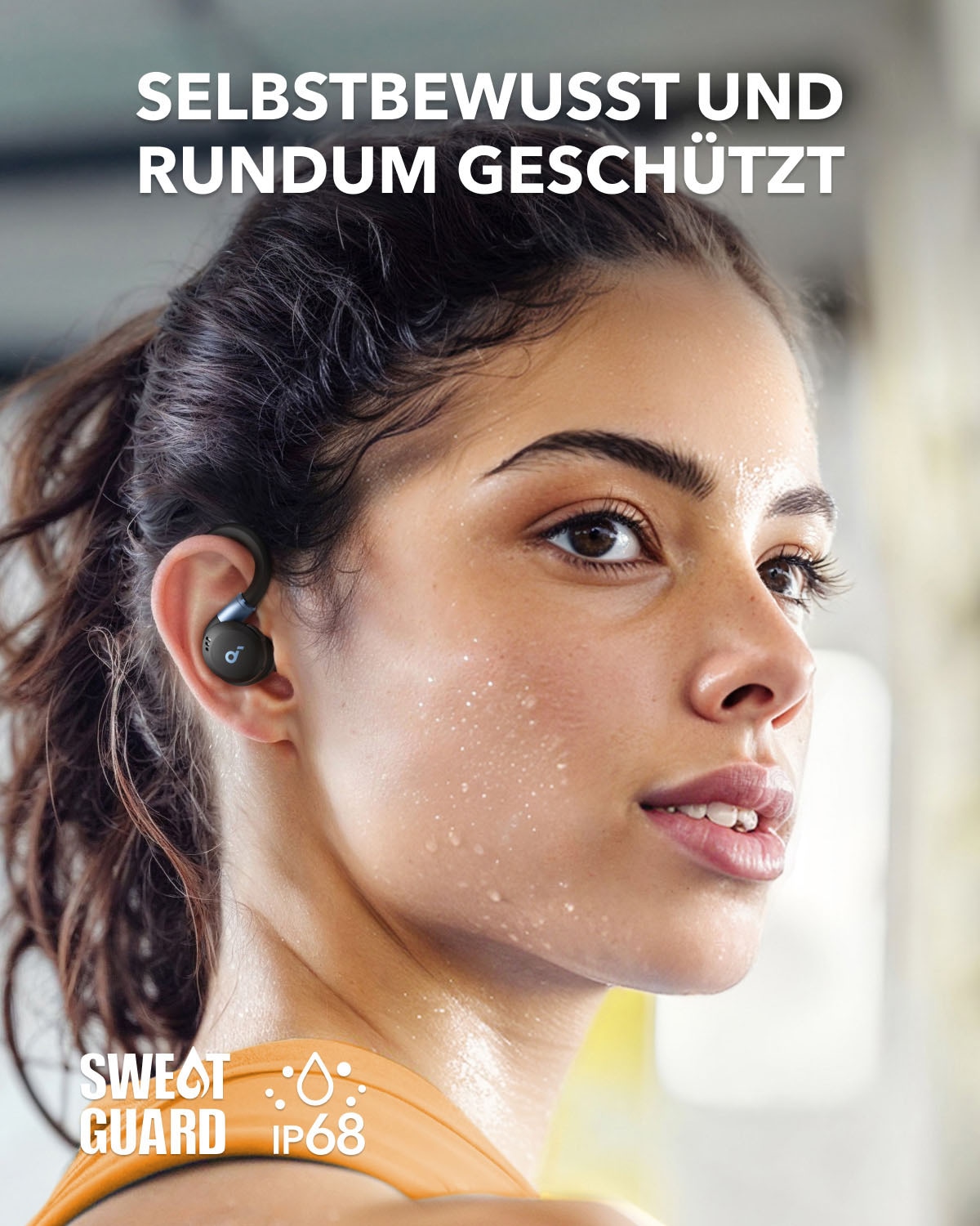 Anker wireless In-Ear-Kopfhörer »soundcore Sport X20« Bluetooth Adaptive Noise-Cancelling | integrierte Steuerung für Anrufe und Musik