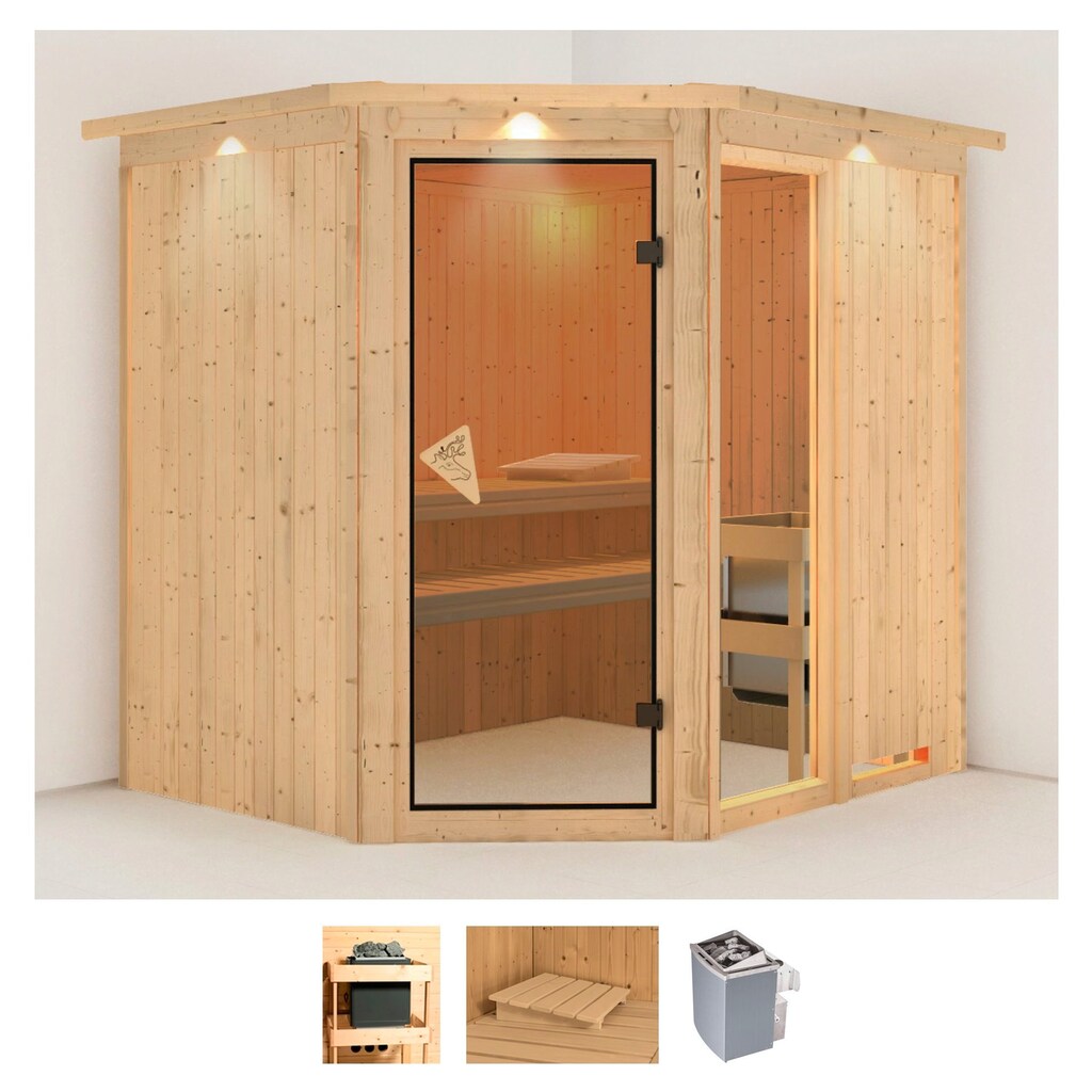 Karibu Sauna »Frigga 2«, (Set)