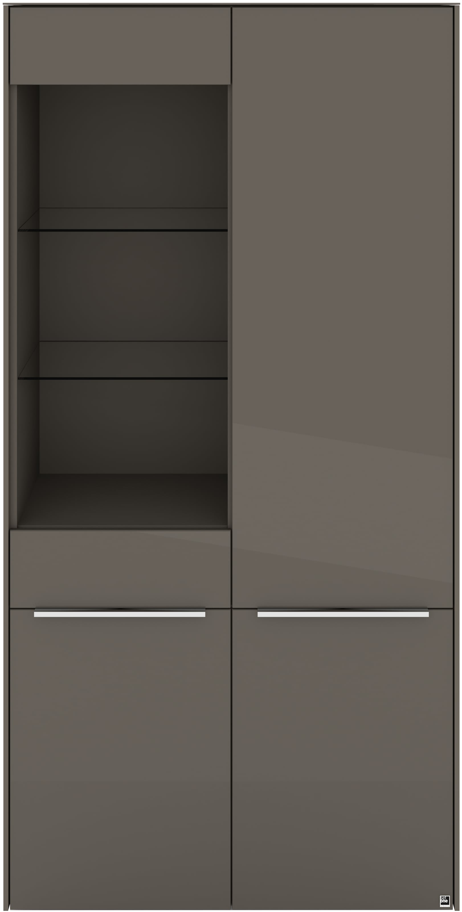 set one by Musterring Standvitrine »Reno« 1 Stk. tlg. Mit Gleitern und in verschiedenen Farben erhältlich