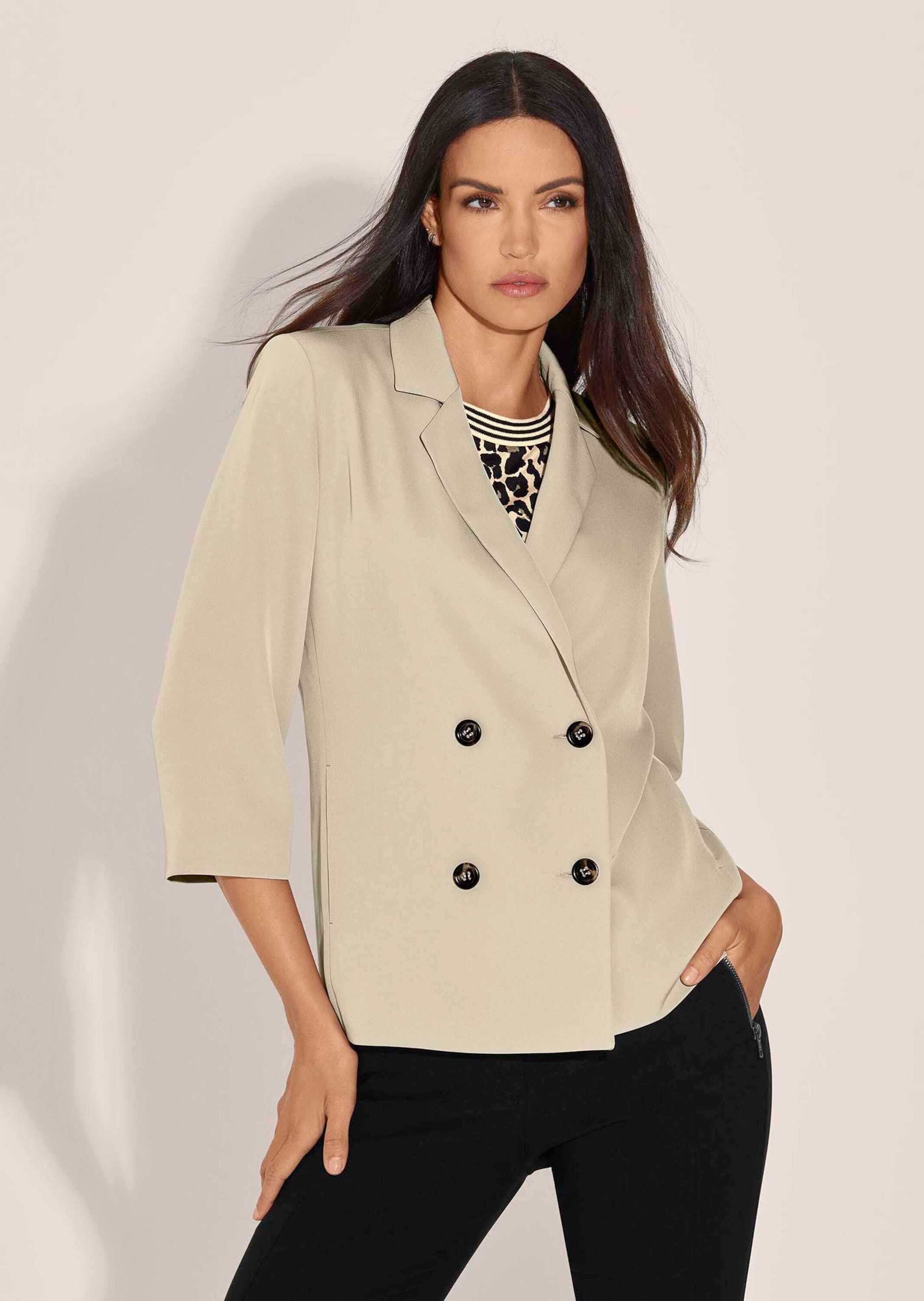MADELEINE Jackenblazer »Blazer Zweireihiger Blazer mit 3/4-Ärmeln«