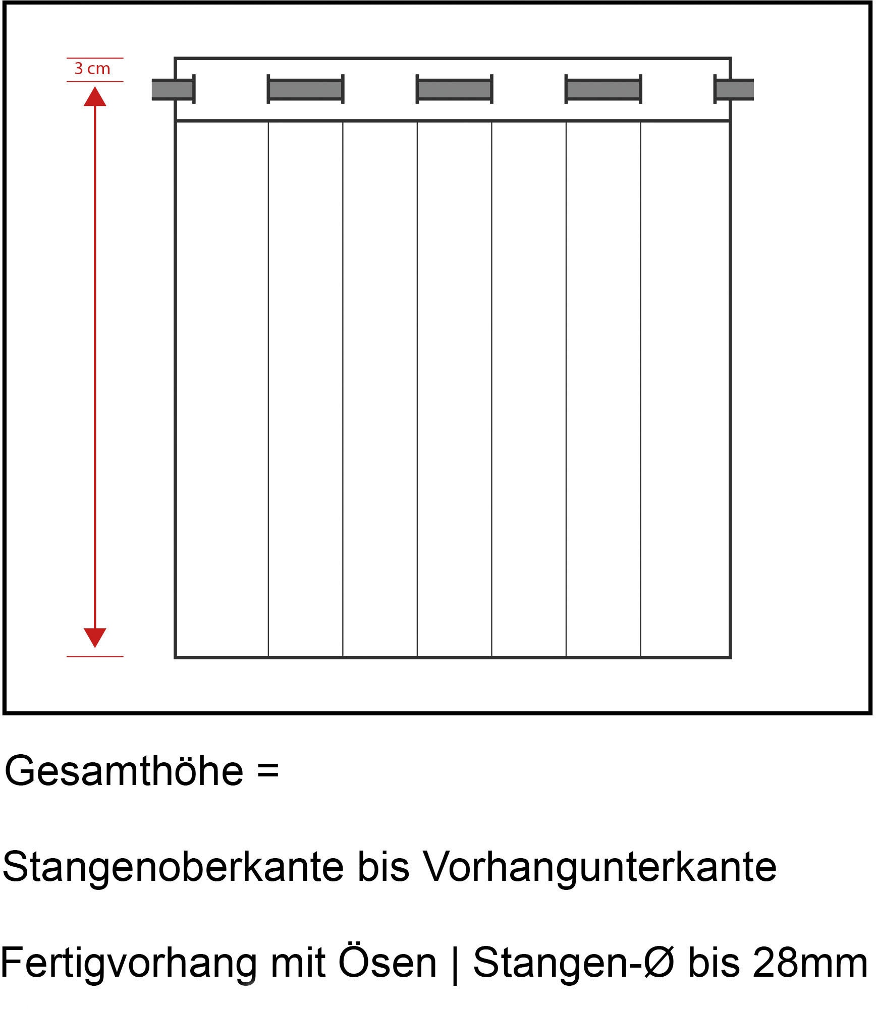 Neutex for you! Vorhang »Linessa«, (1 St.), Ösenschal mit Metallösen, Breite 137 cm, nach Maß