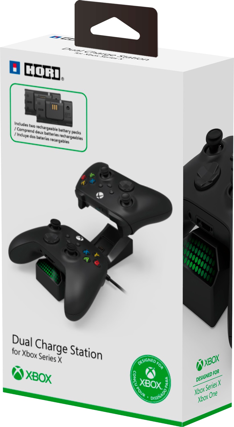 Hori Controller-Ladestation »Xbox Series X/S Dual Ladestation für Controller (inkl. 2x Akku)«