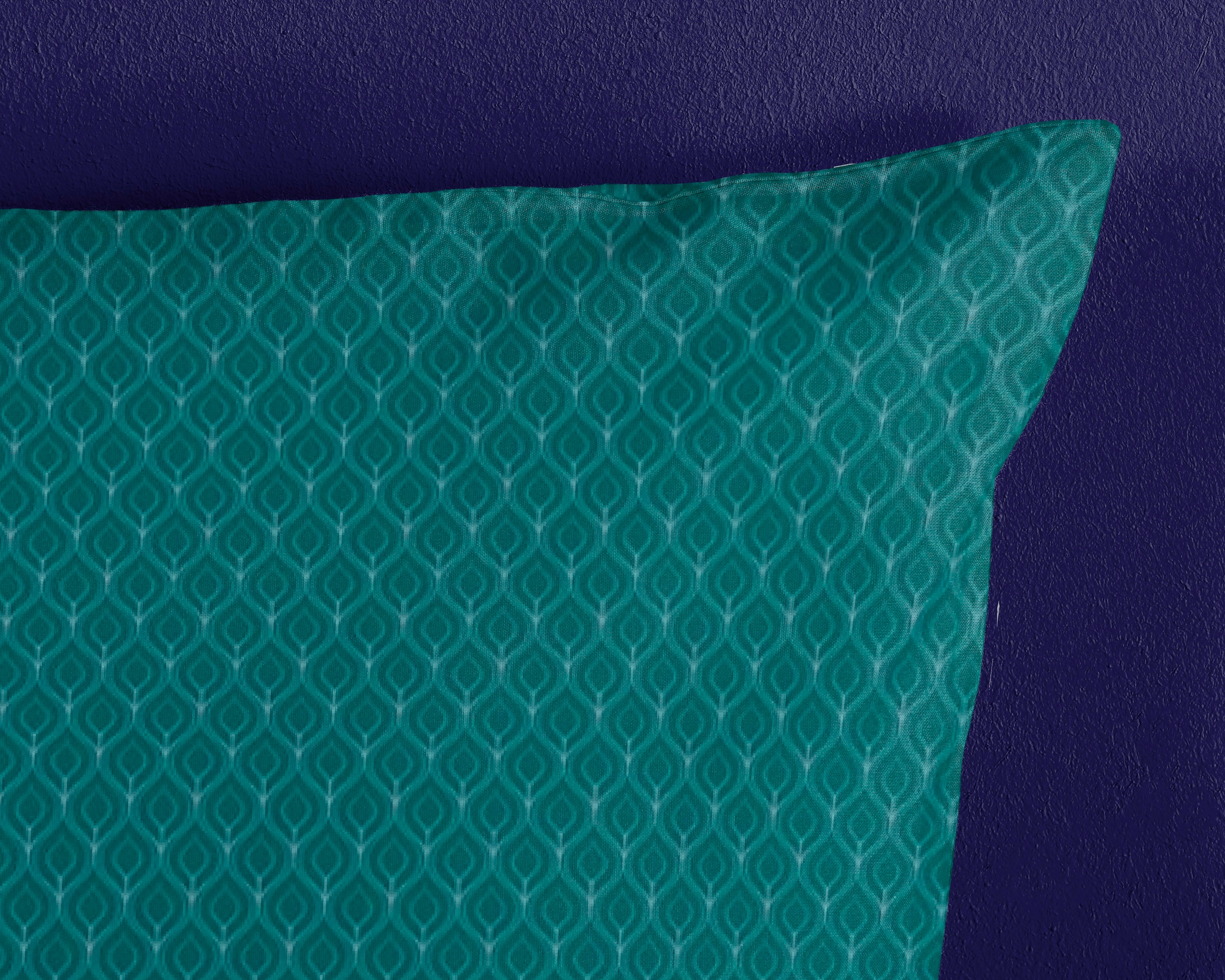 hip Kissenhülle »Kari«, (1 St., 1- 40x80 cm Kissenhülle), Baumwolle, Mako-Satin, 40x80, 1 Stück, Reißverschluss, Kari Dunkelgrün