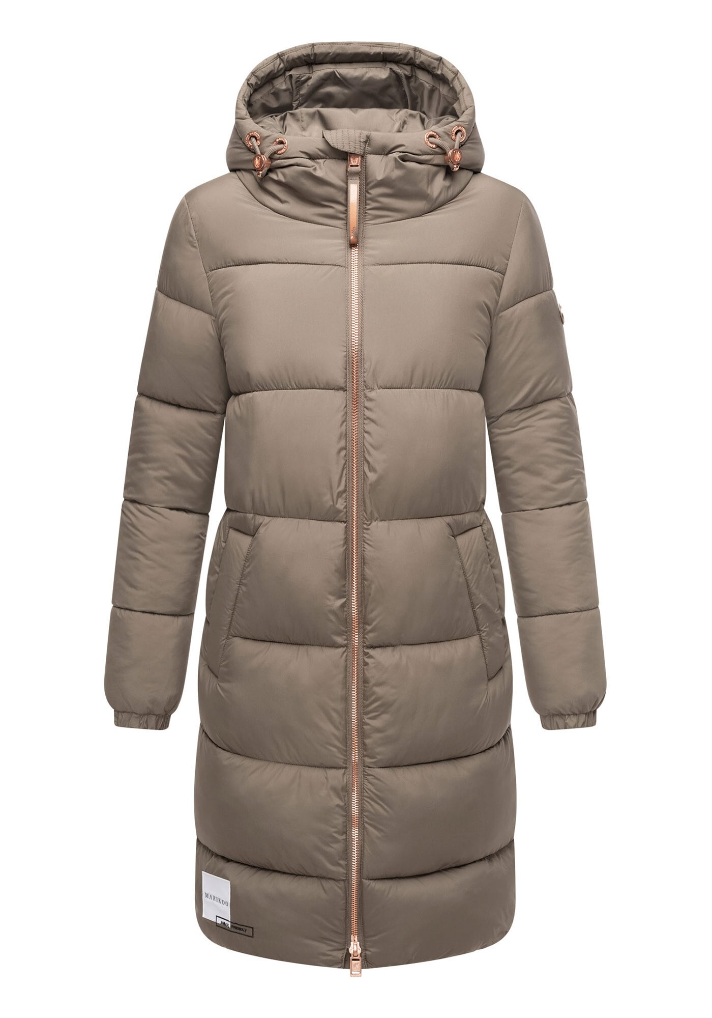 Marikoo Winterjacke »Marikoo Nomadiaa lange Damen Winterjacke N024«