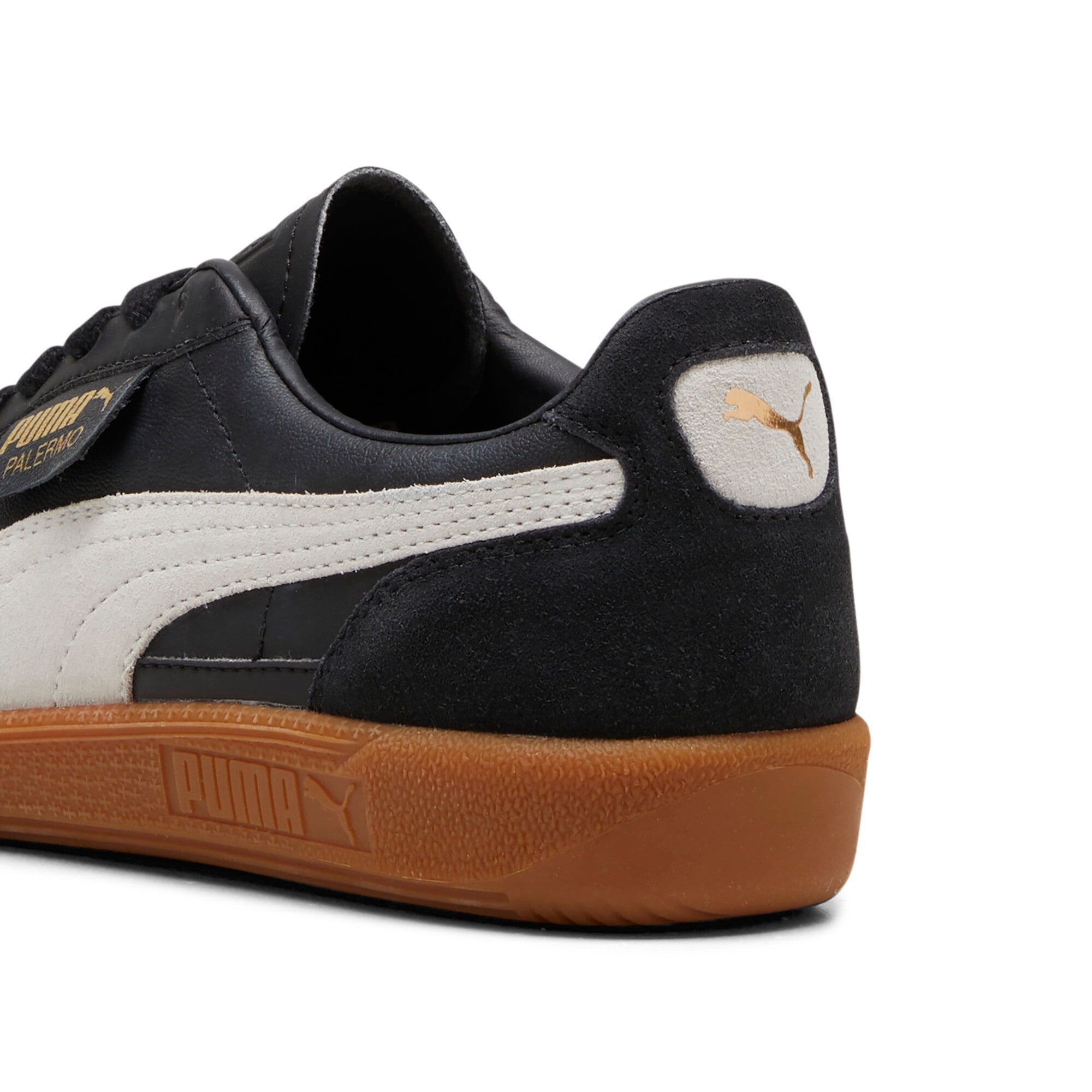 PUMA Sneaker »PALERMO LTH«  mit Obermaterial aus Leder, mit Overlays aus Wildleder