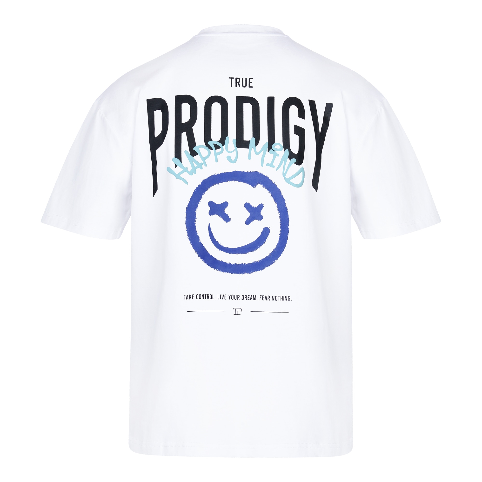 trueprodigy Oversize-Shirt »Hajin F Logo Print Oversized Rundhals«
