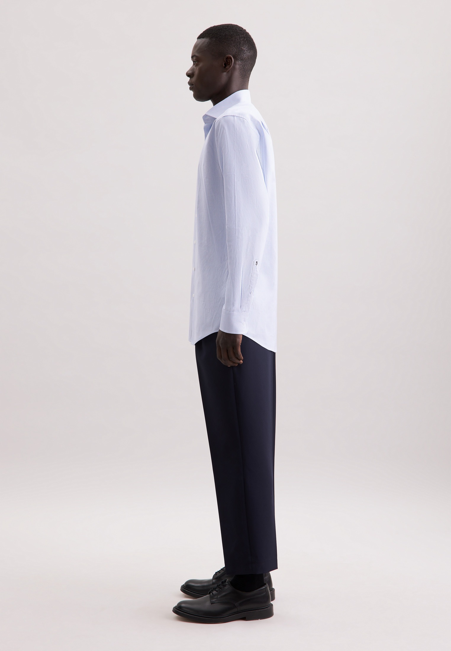 seidensticker Businesshemd »Schwarze Rose« Regular 1/1 Kentkragen Druck