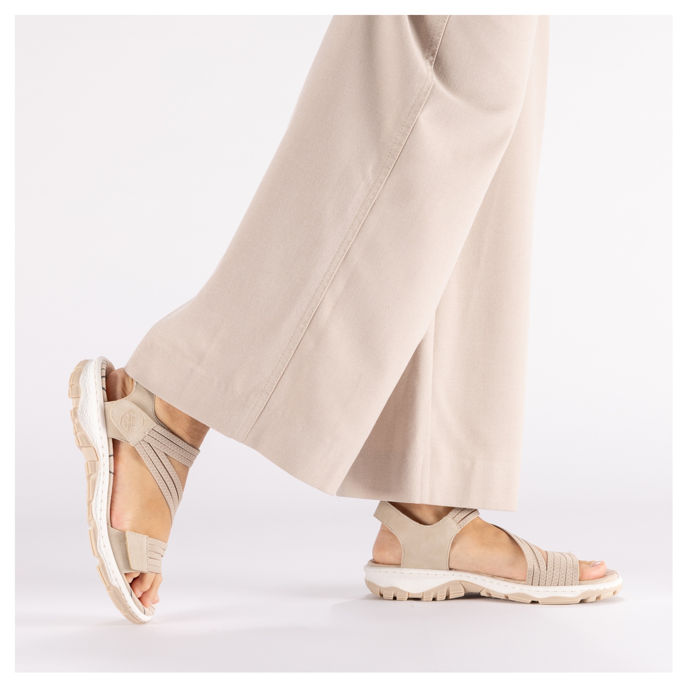 Rieker Riemchensandale  Sommerschuh, Sandalette, Klettschuh, im Sportslook