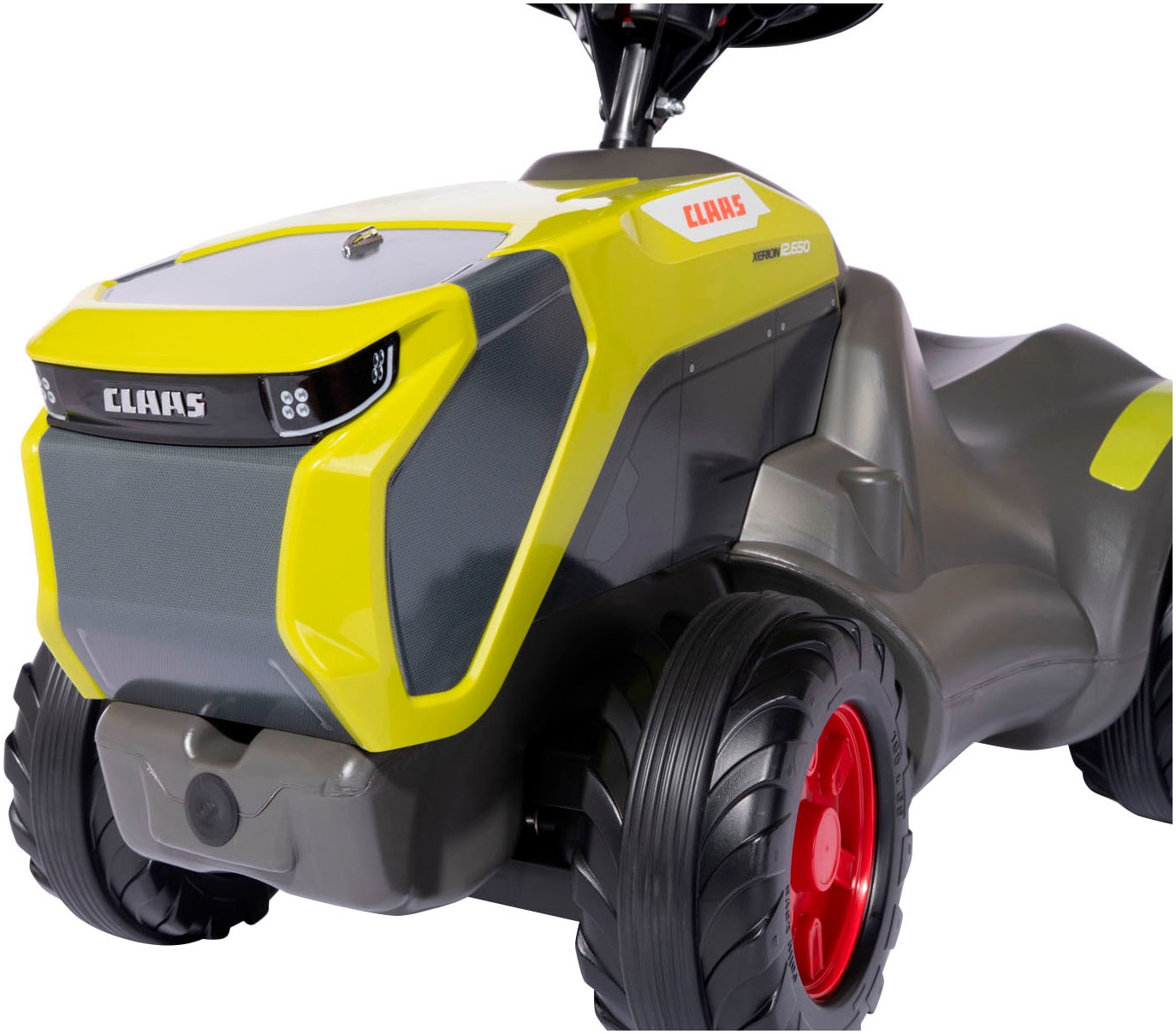 rolly toys® Rutscherauto »rollyMinitrac Claas Xerion«, mit Flüsterreifen und Hupe