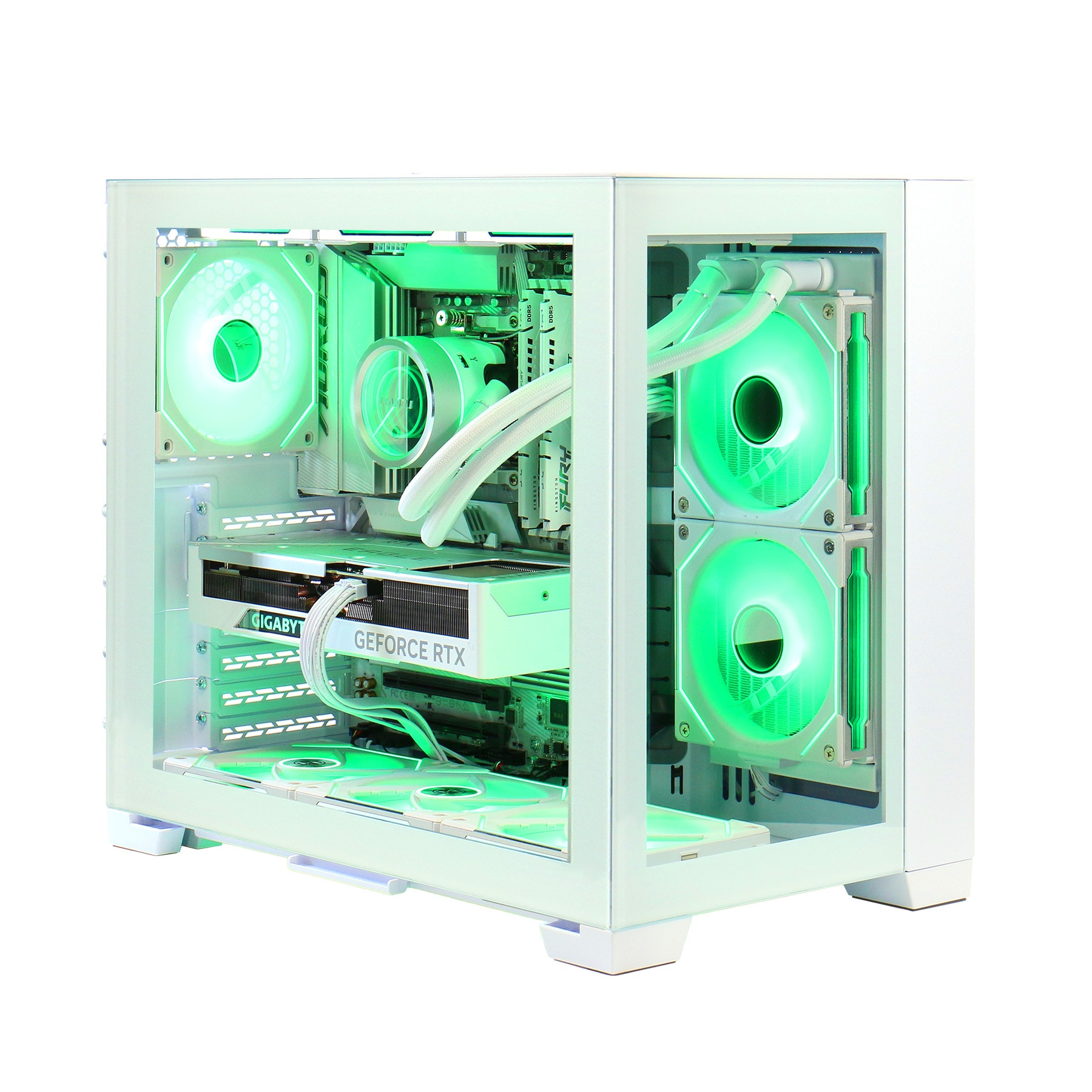 Hyrican Gaming-PC »SNOW 7360«, DDR5 RAM; PCIe Gen4; Windows 11