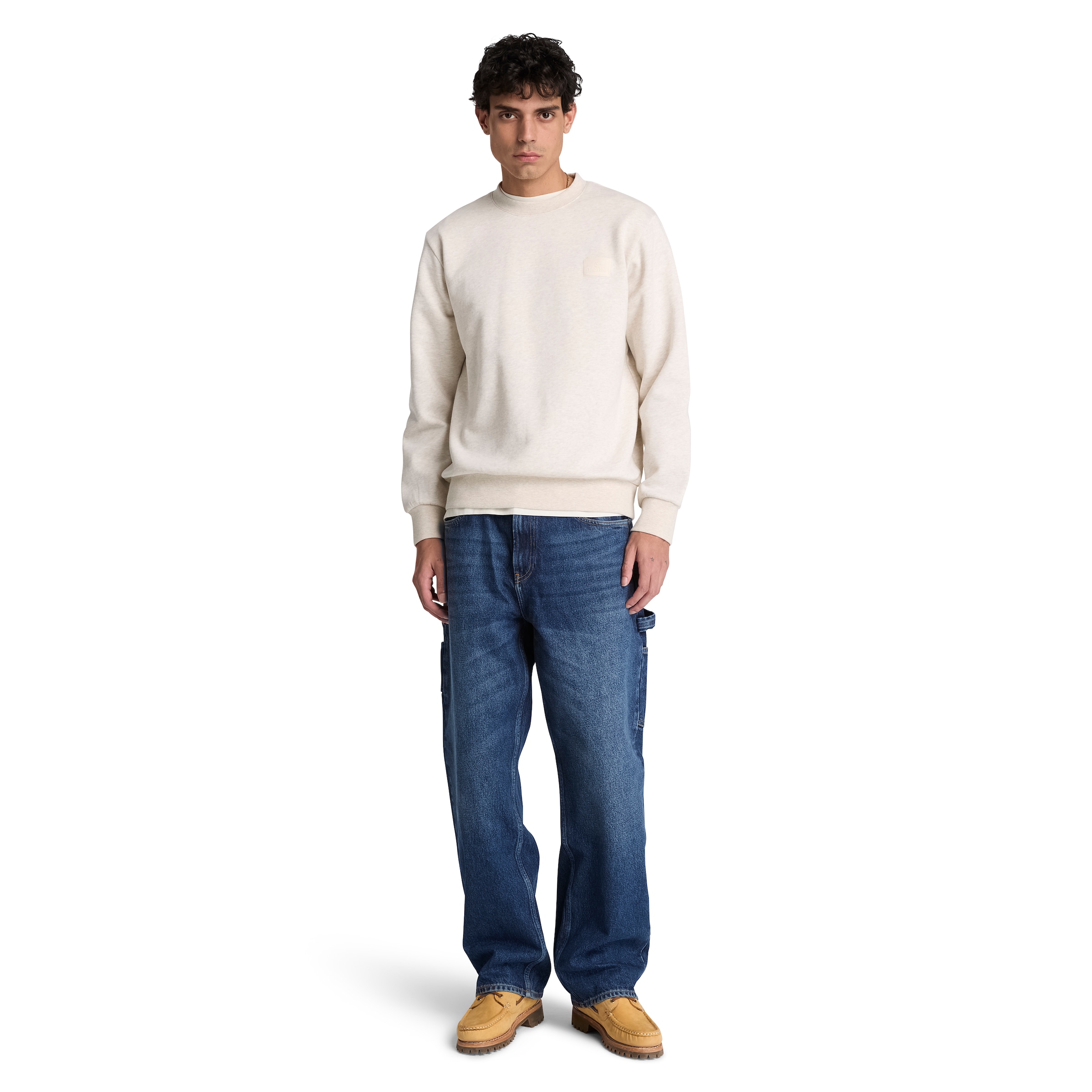 Timberland Sweatshirt »Silicon Badge BB Crew Sweatshirt«, aus Baumwolle und Polyester, erhältlich in den Größen S bis XXXL
