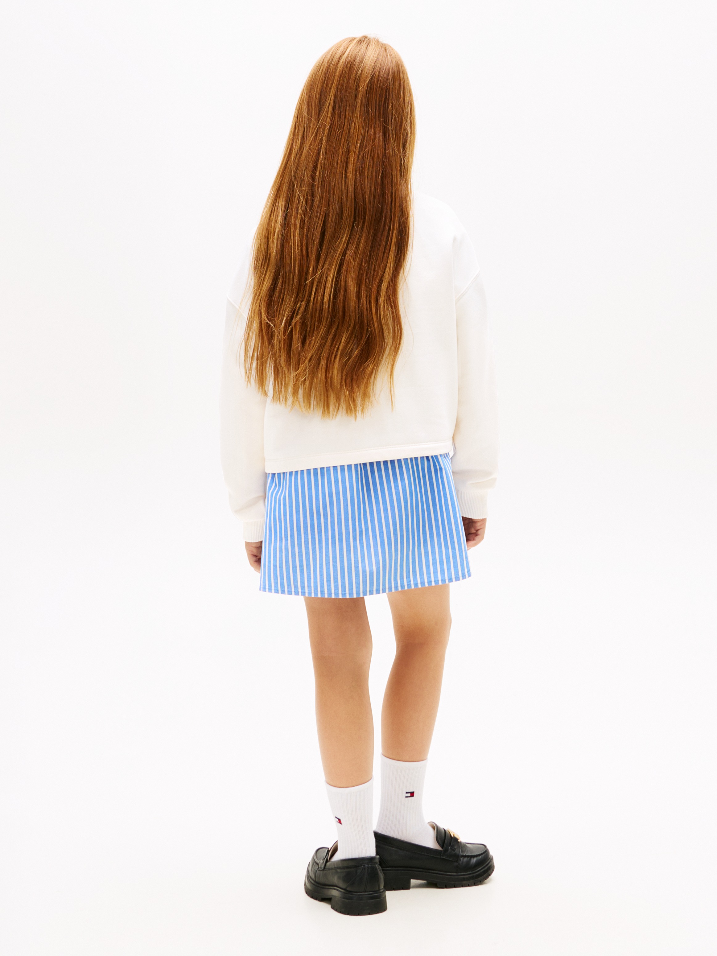 Tommy Hilfiger Sweatshirt »GLITTER TOMMY CREW«, Kinder bis 16 Jahre, regular fit
