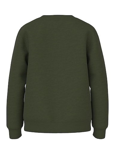 Name It Sweatshirt »NKMVIMO für Jungen mit Bündchen und klassischer Form«, unifarben, casual, regular fit, Baumwollmischung, Rundhals
