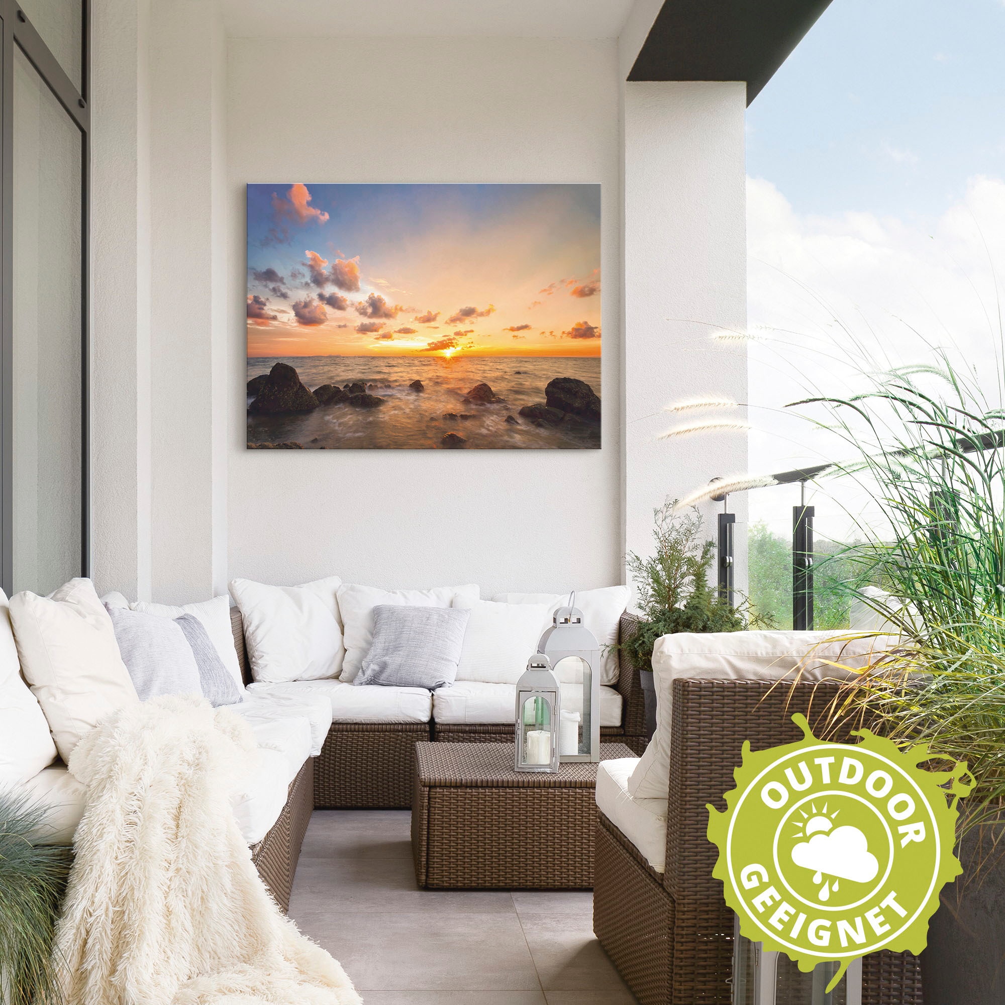 Artland Wandbild »Sonnenuntergang«, Sonnenaufgang & -untergang, (1 St.), als Alubild, Outdoorbild, Leinwandbild, Poster in verschied. Größen