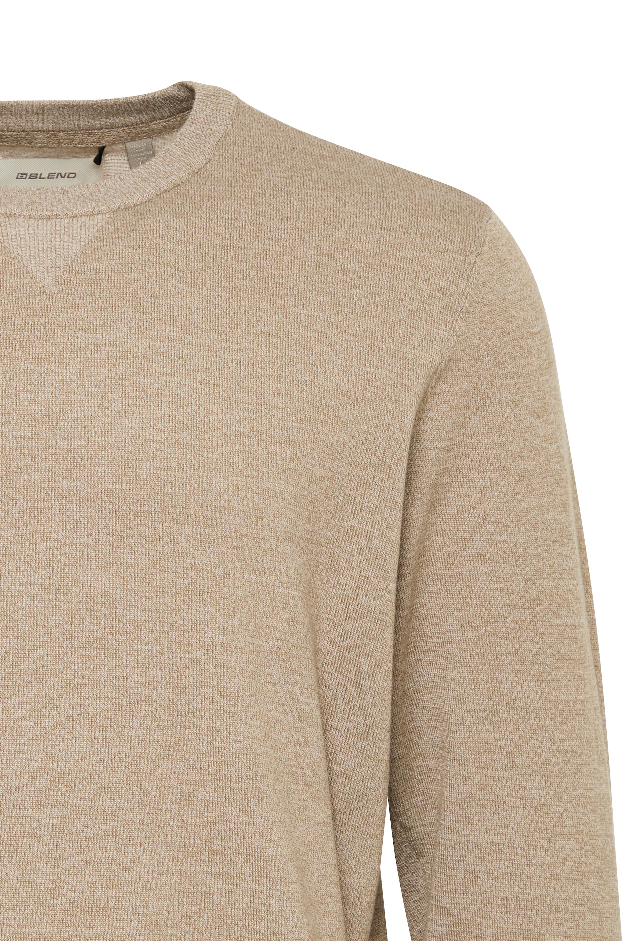 Blend Rundhalspullover »Pullover« Kunstfaser,