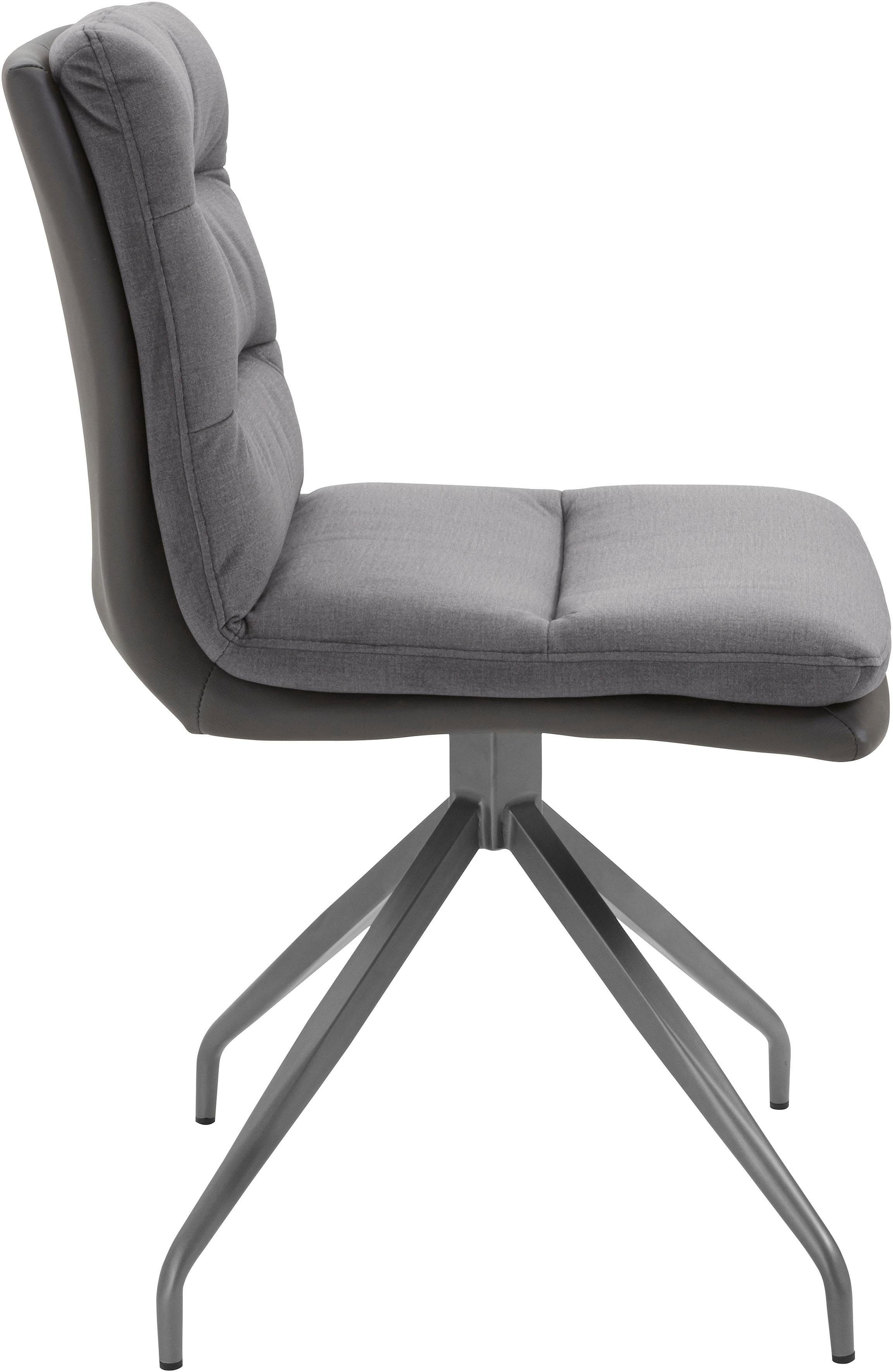 Homexperts Esszimmerstuhl »Horizon«, (Set), 2 St., Kunstleder-Webstoff, Bezug in Kunstleder und Webstoff