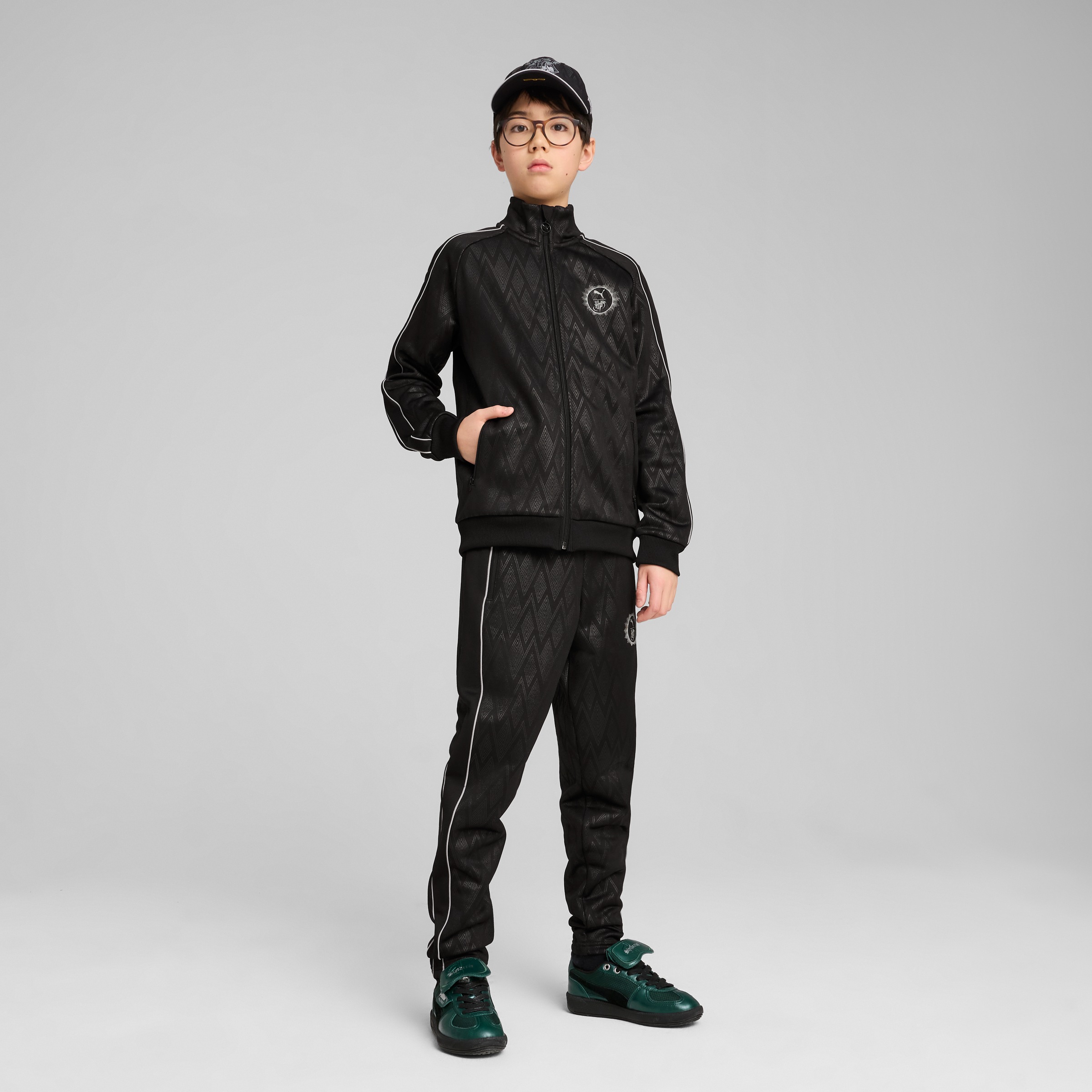 PUMA Trainingsjacke »X HARRY POTTER T7 TRACK JACKET TR«, ohne Kapuze, Puma x Harry Potter Collab