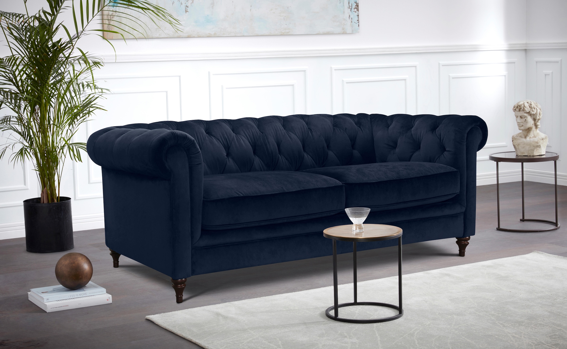 Home affaire Chesterfield-Sofa »Chambal«, mit klassischer Knopfheftung