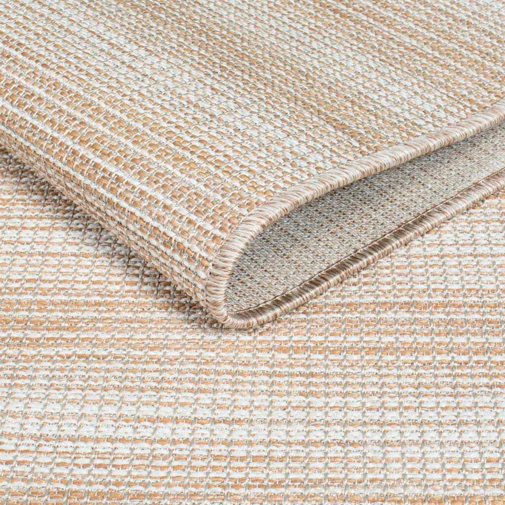 Carpet City Outdoorteppich »PALM3471«, rechteckig, 5 mm Höhe, Wetterfest & UV-beständig, für Balkon, Terrasse, Küche, flach gewebt