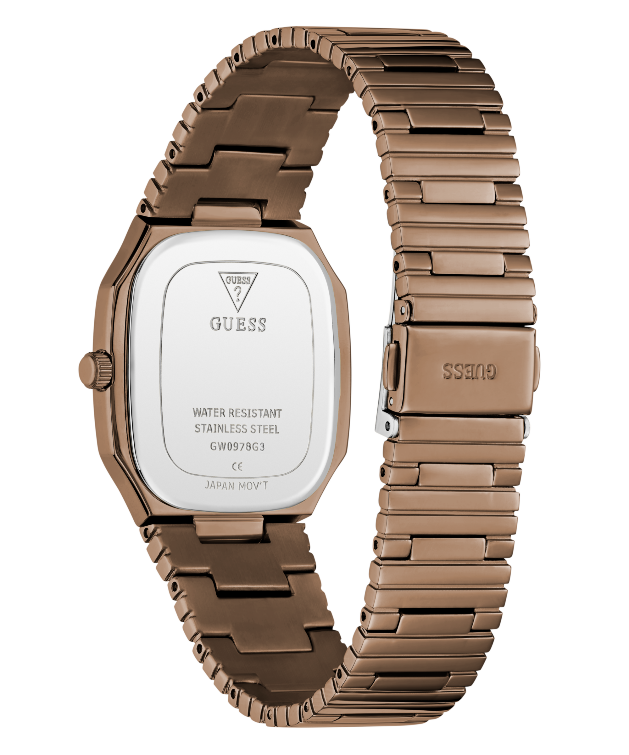 Guess Quarzuhr »OLIVER« Armbanduhr, Herrenuhr, Edelstahlarmband, Datum