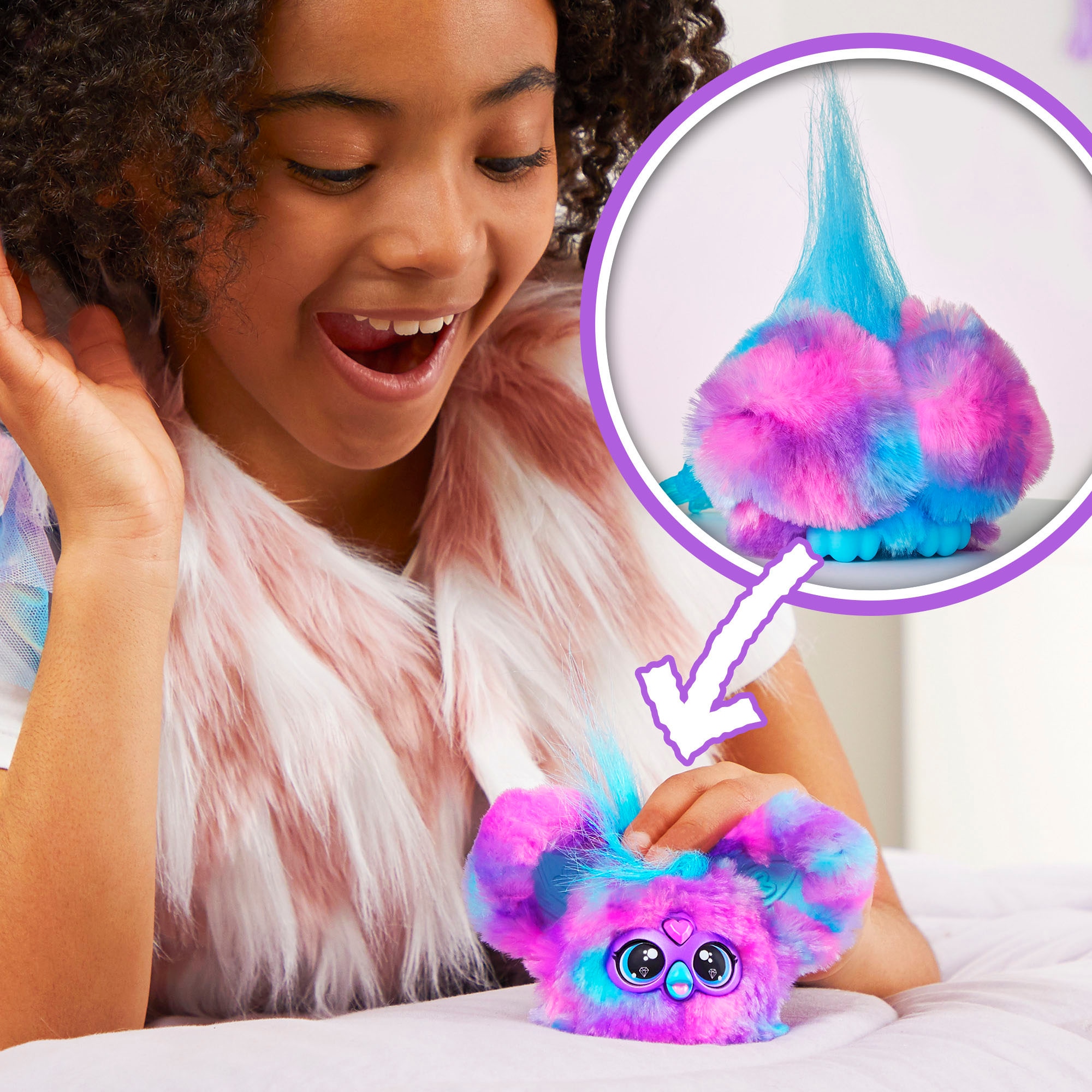 Hasbro Plüschfigur »Furby, Furblets Luv-Lee«, mit Sound