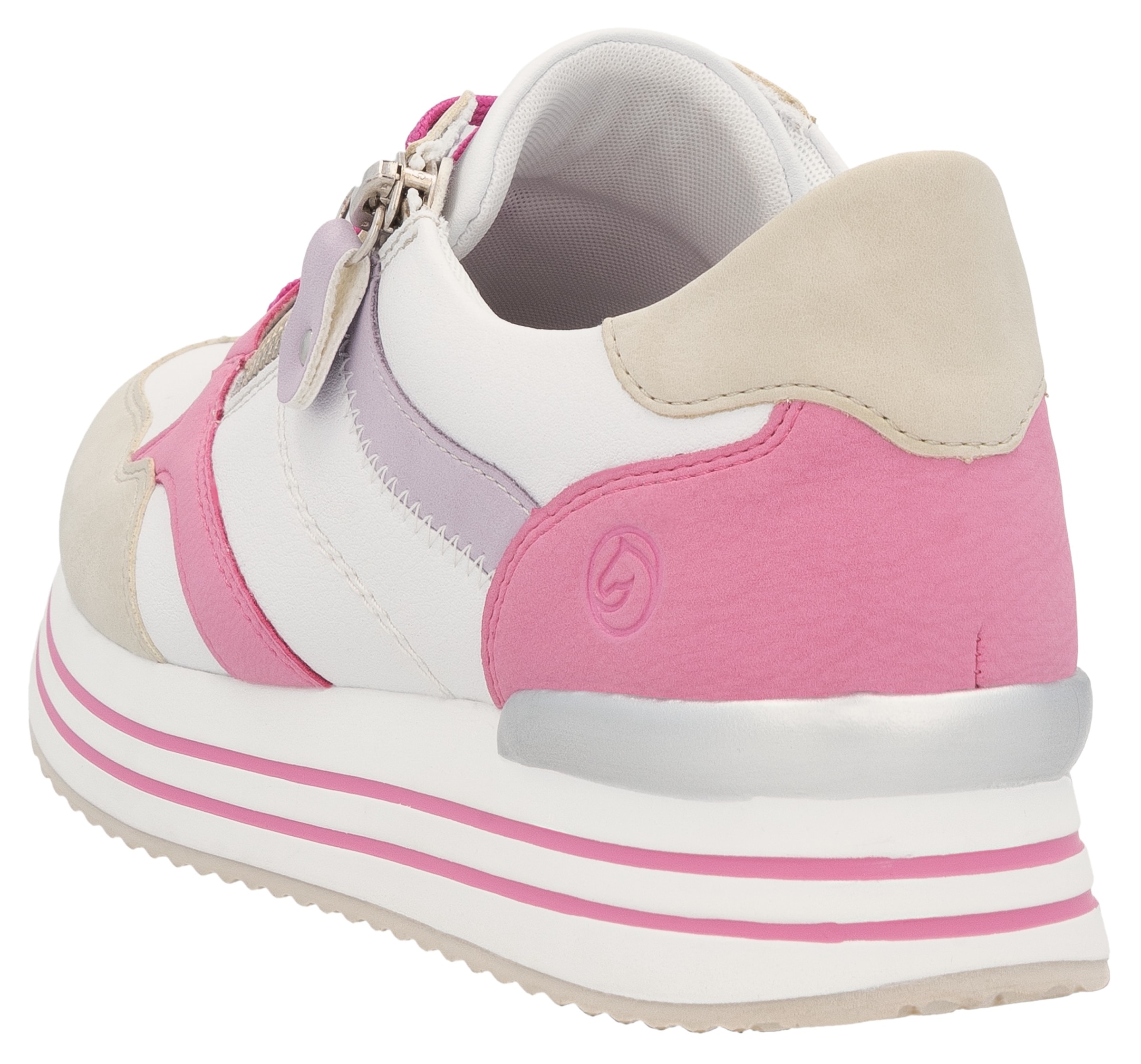 Remonte Plateausneaker, Freizeitschuh, Halbschuh, Schnürschuh mit loser Soft-Einlage