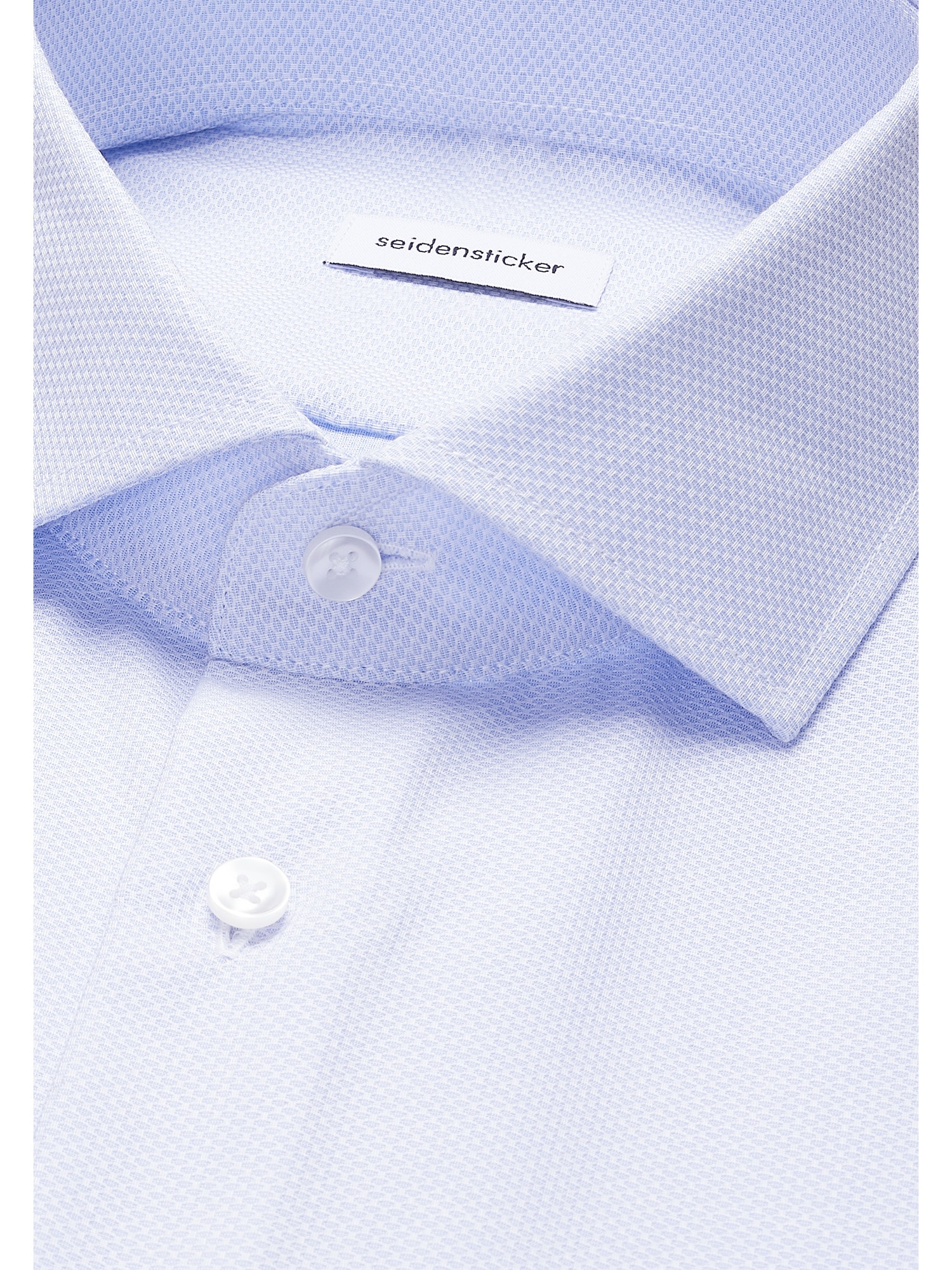 seidensticker Businesshemd »Schwarze Rose« Shaped 1/2 Kentkragen Struktur