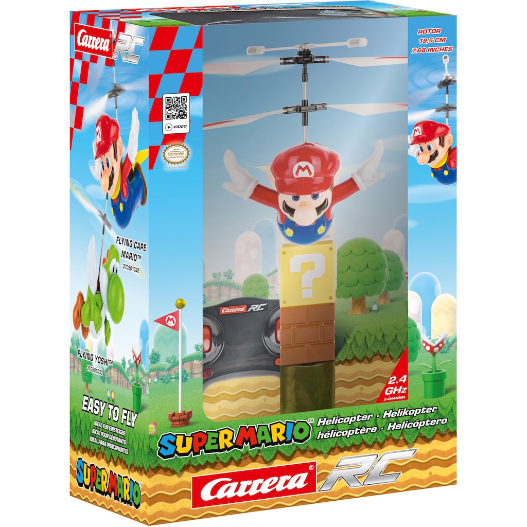 Carrera® RC-Helikopter »Carrera® RC Flieger Super Mario™, Flying Cape Mario™«