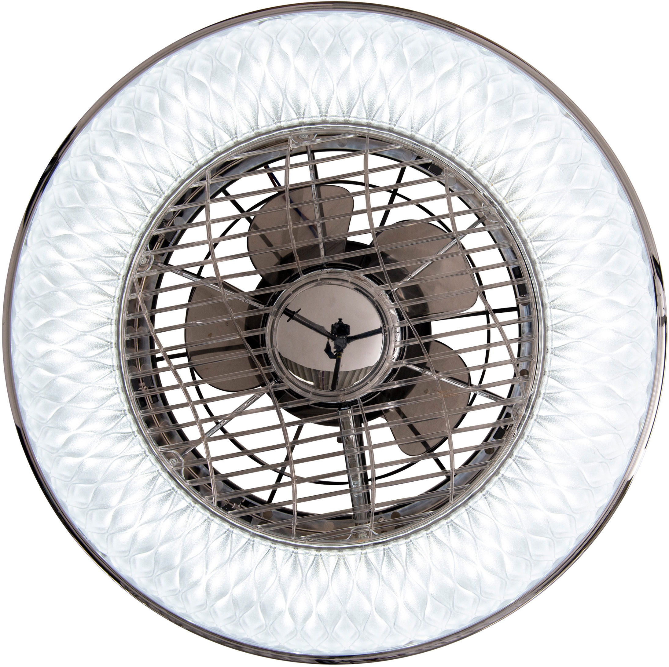 näve LED Deckenleuchte »Viento Deckenventilator«, 1 flammig, Deckenlampe, Ventilator, CCT, dimmbar, Fernbedienung, Batterien