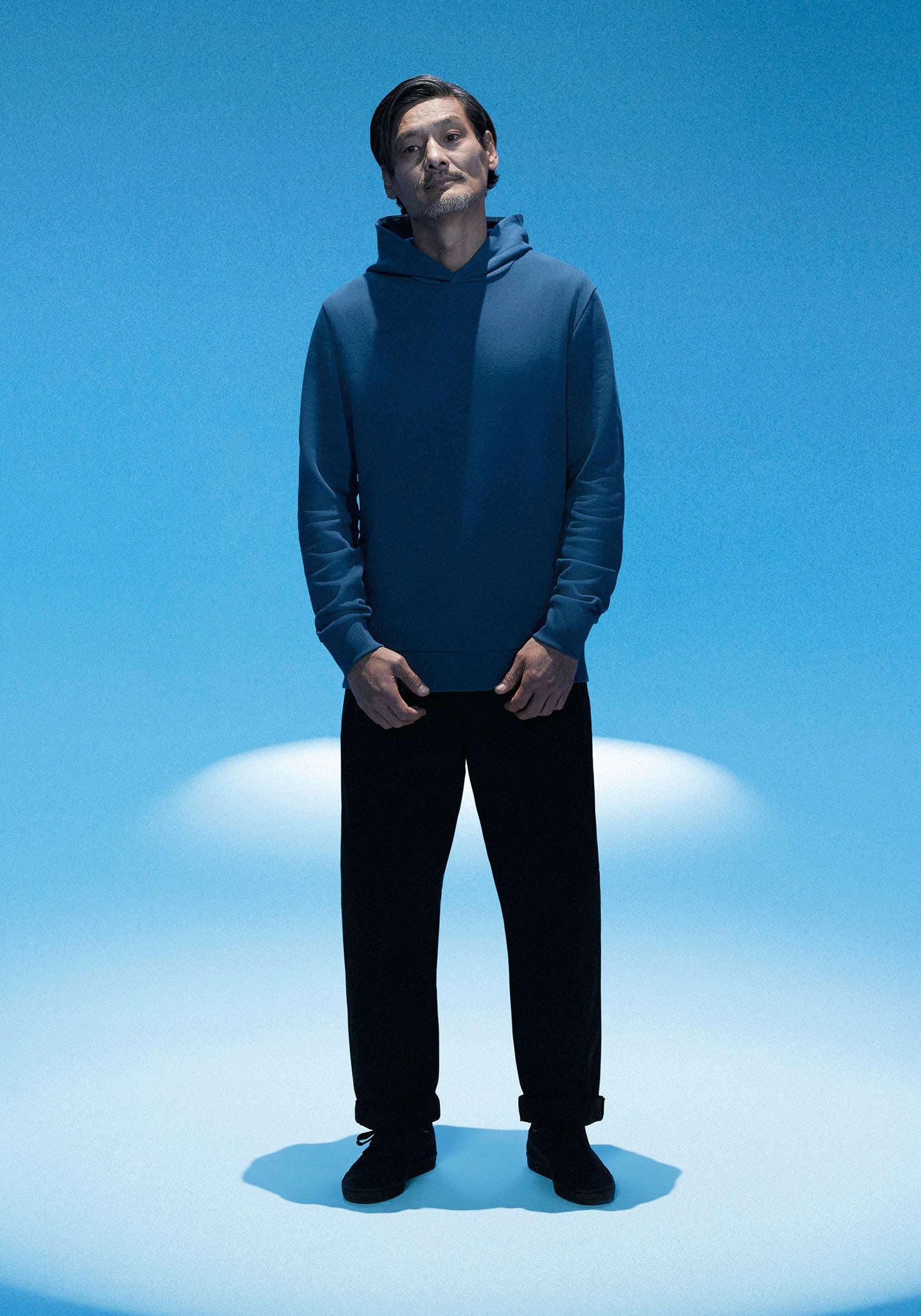 BMW Hoodie mit farbgleichem Logo auf der Rückseite