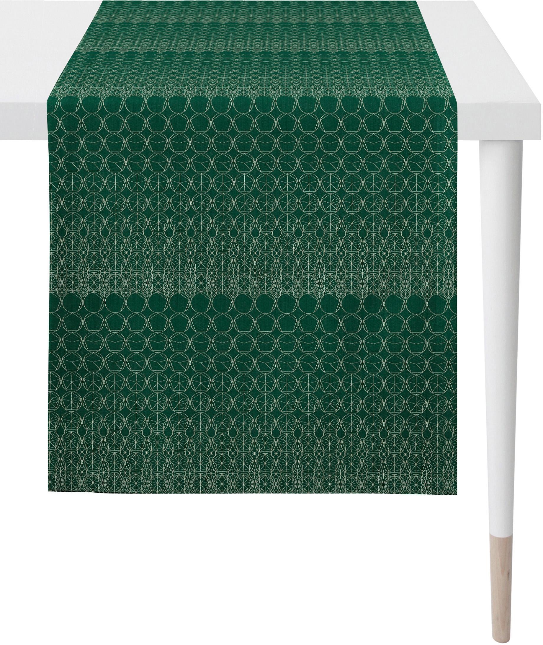 APELT Tischläufer "1308 Loft Style, Jacquard" Fleckschutz