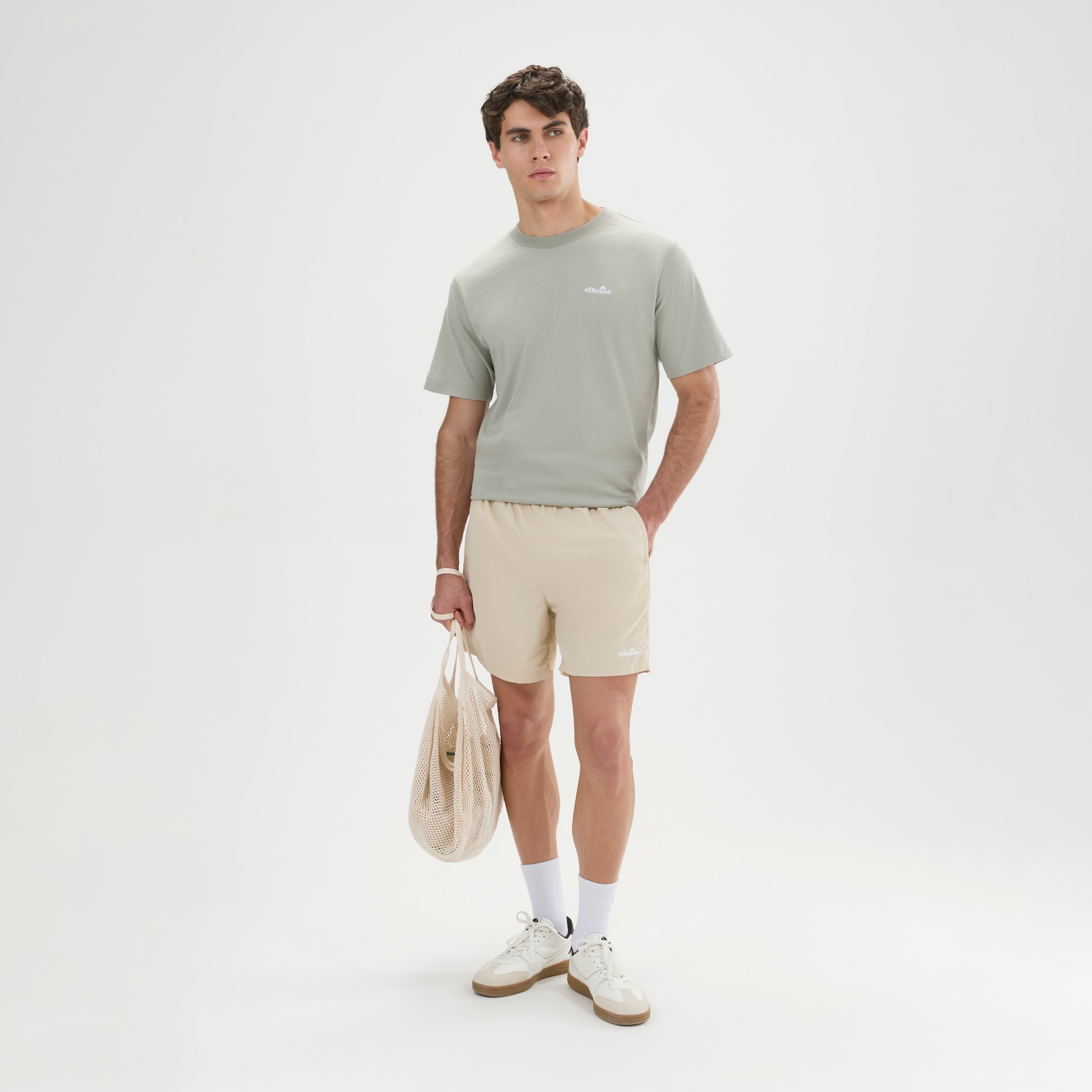 Ellesse T-Shirt »ACCIANO T-SHIRT« Kurzarm, ohne Verschluss, Rundhalsausschnitt