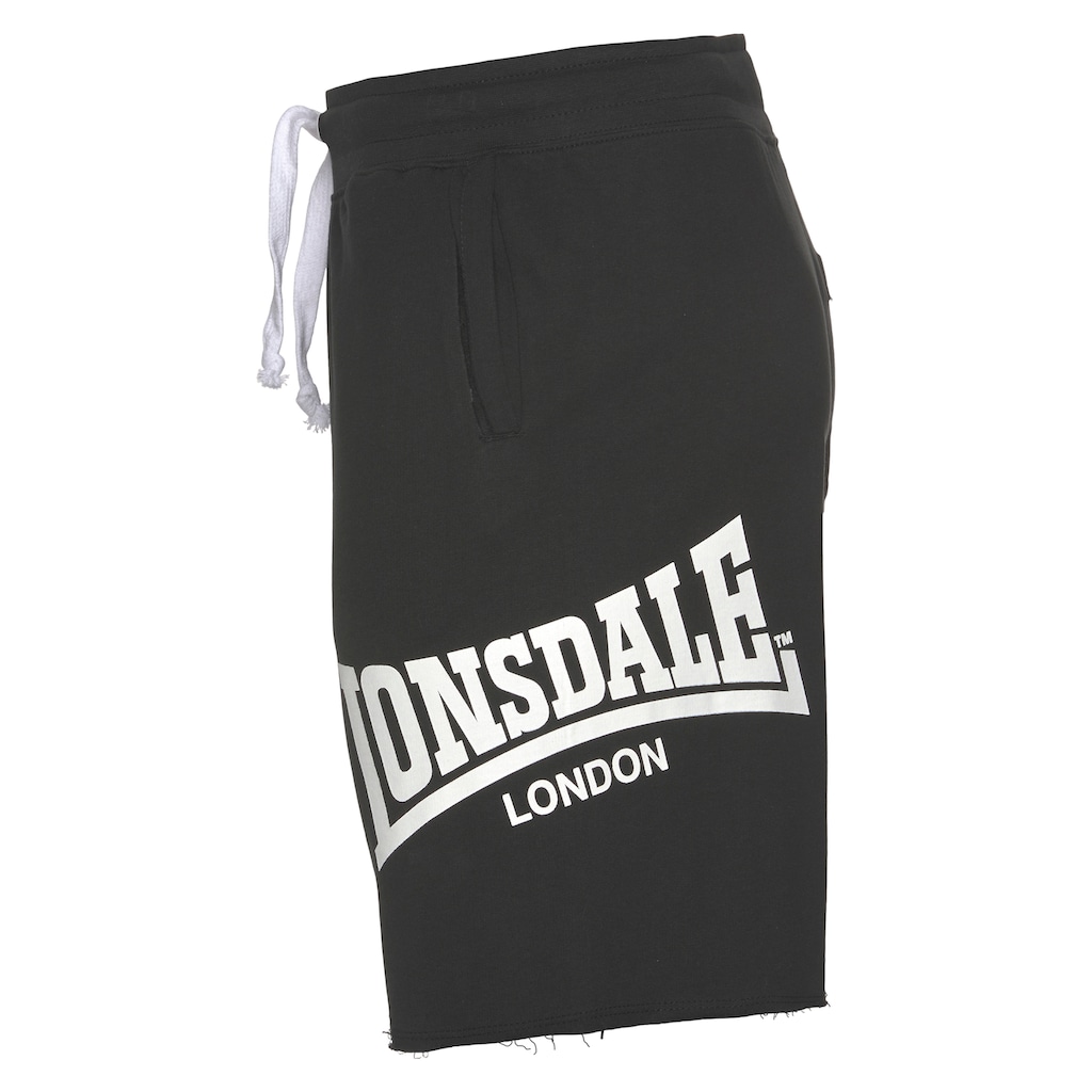 Lonsdale Sweatshorts »SWEATSHORTS BLACK«