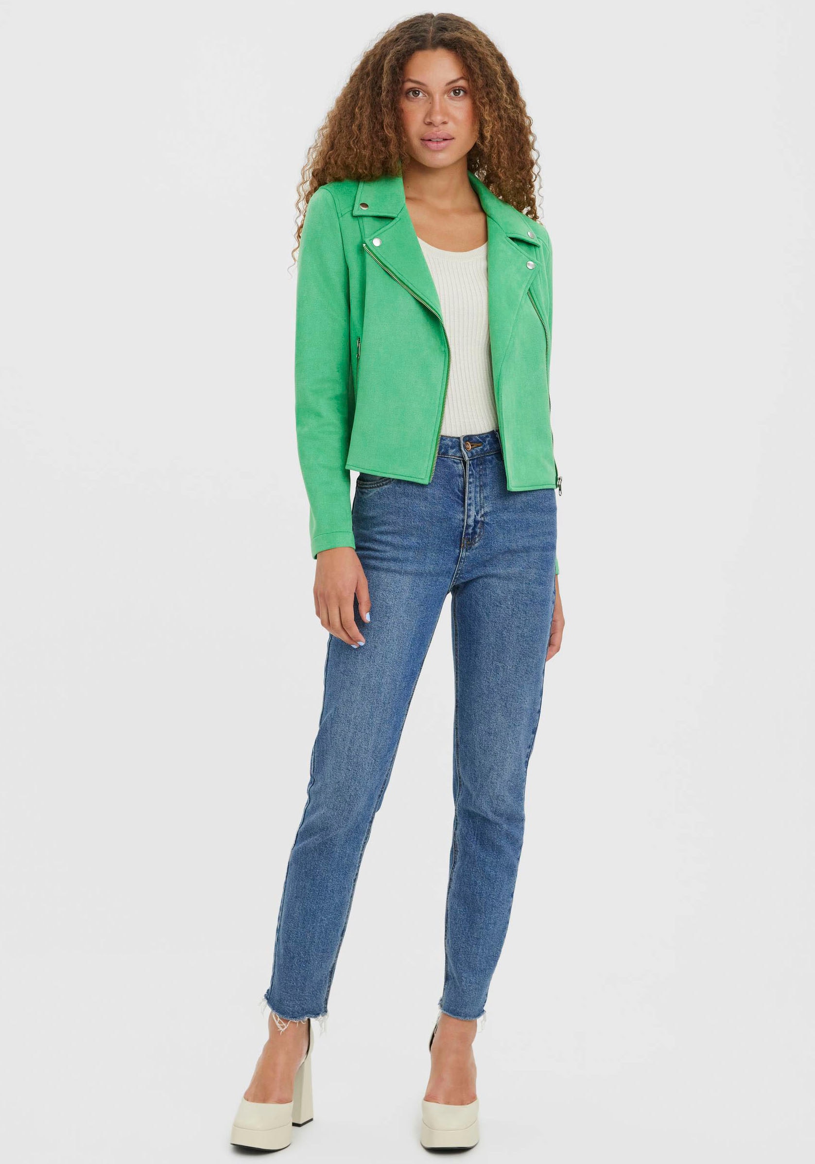 Vero Moda Lederimitatjacke »VMJOSE SHORT FAUX SUEDE JACKET BOOS«