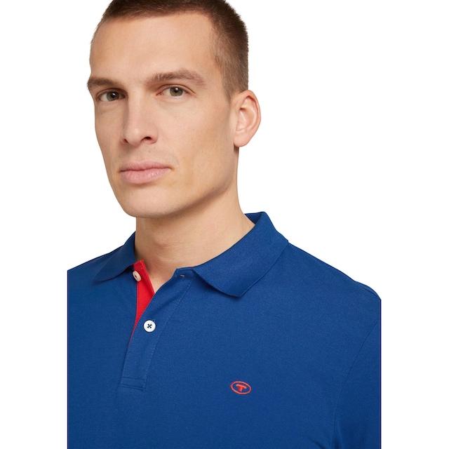 Logostickerei Herren Poloshirt bei Tailor TOM »Tom TAILOR Poloshirt«, mit ♕