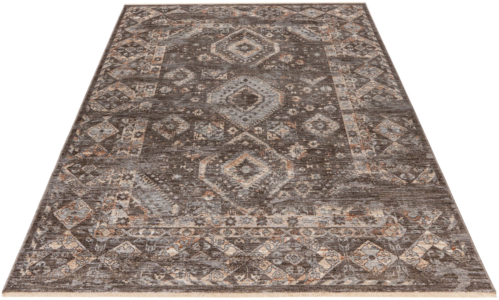 Obsession Teppich »My Laos 466«, rechteckig, orientalisches Design, mit  Fransen, Wohnzimmer, auch als Läufer