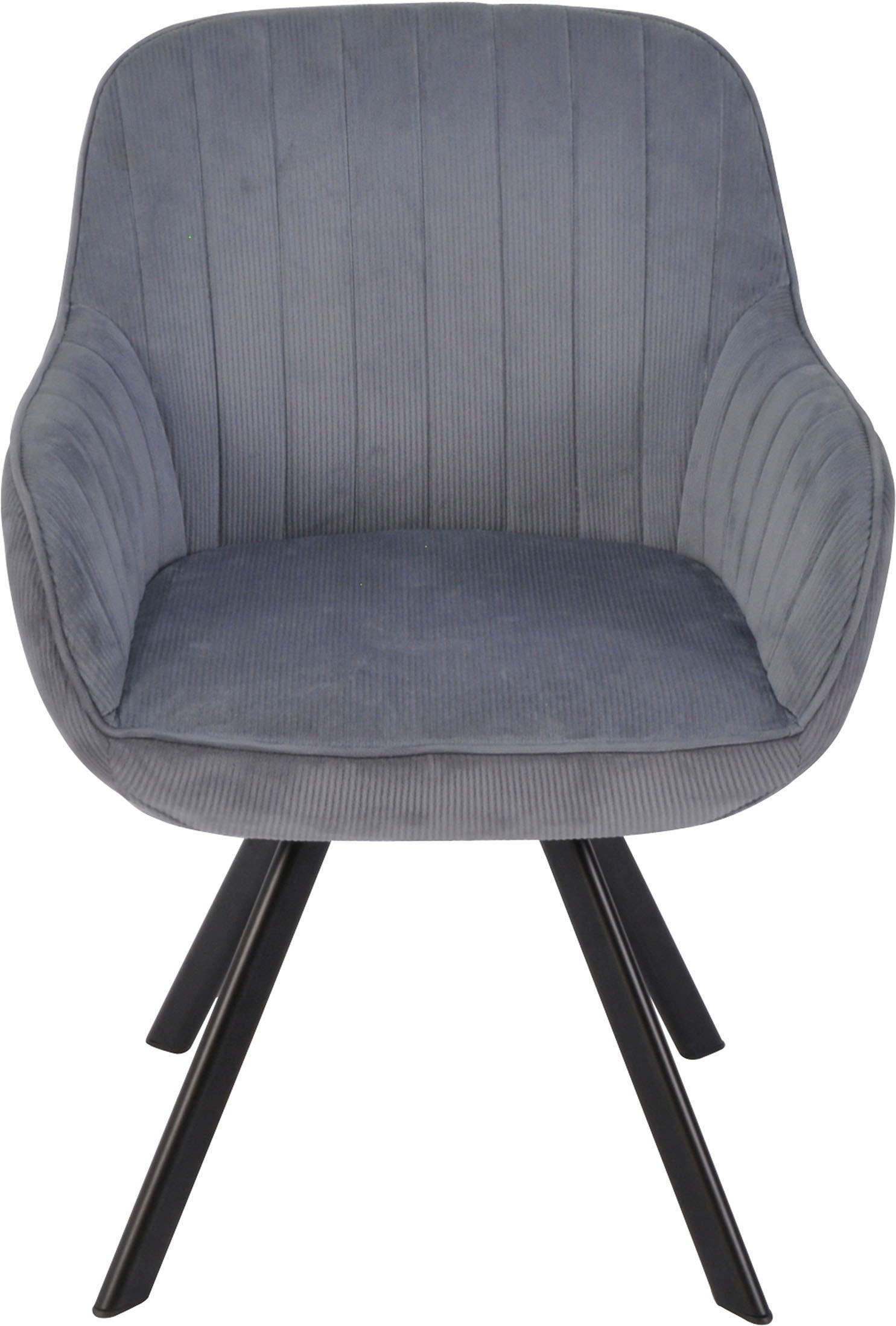 Homexperts Esszimmerstuhl »Carlo«, (Set), 2 St., Cord, Drehstuhl, Bezug in Cord oder Kunstleder