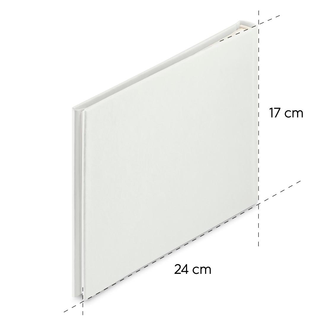 Hama Fotoalbum »Fotoalbum Buch Album, Bildformat 24x17 cm, 36 weiße Seiten, Bilderbuch« Zum Selber Einkleben, Selbstgestalten, elegantes Design
