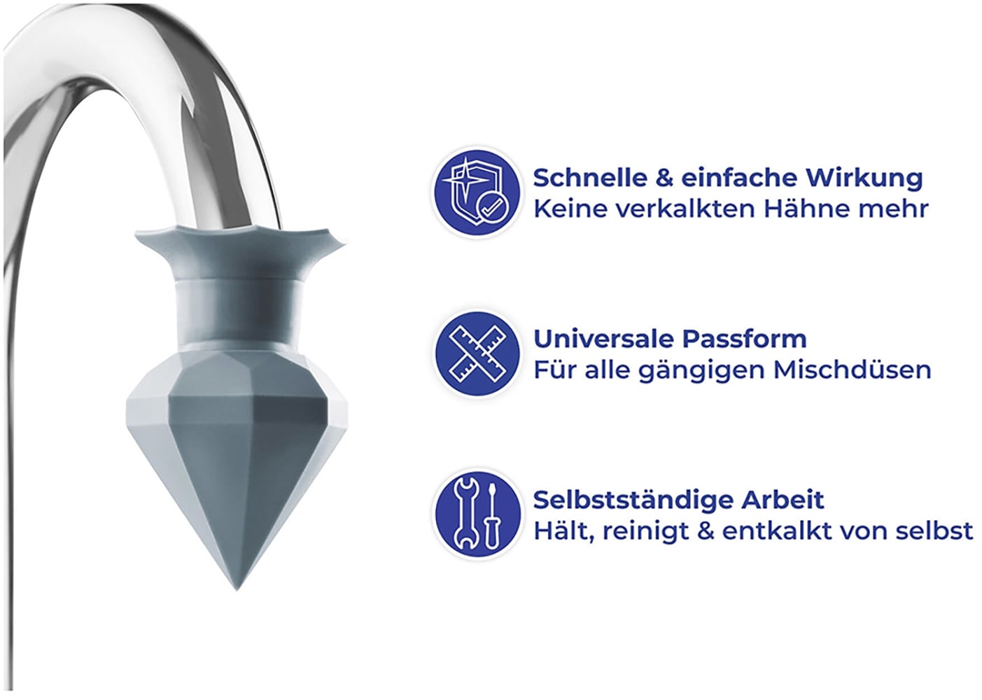 Maximex Reinigungs-Set »Entkalkungsgel und Diamond Clean Silikon-Entkalker«, für Wasserhähne, Armaturen, Glaskeramikfelder, je 125 ml, Zitrusduft