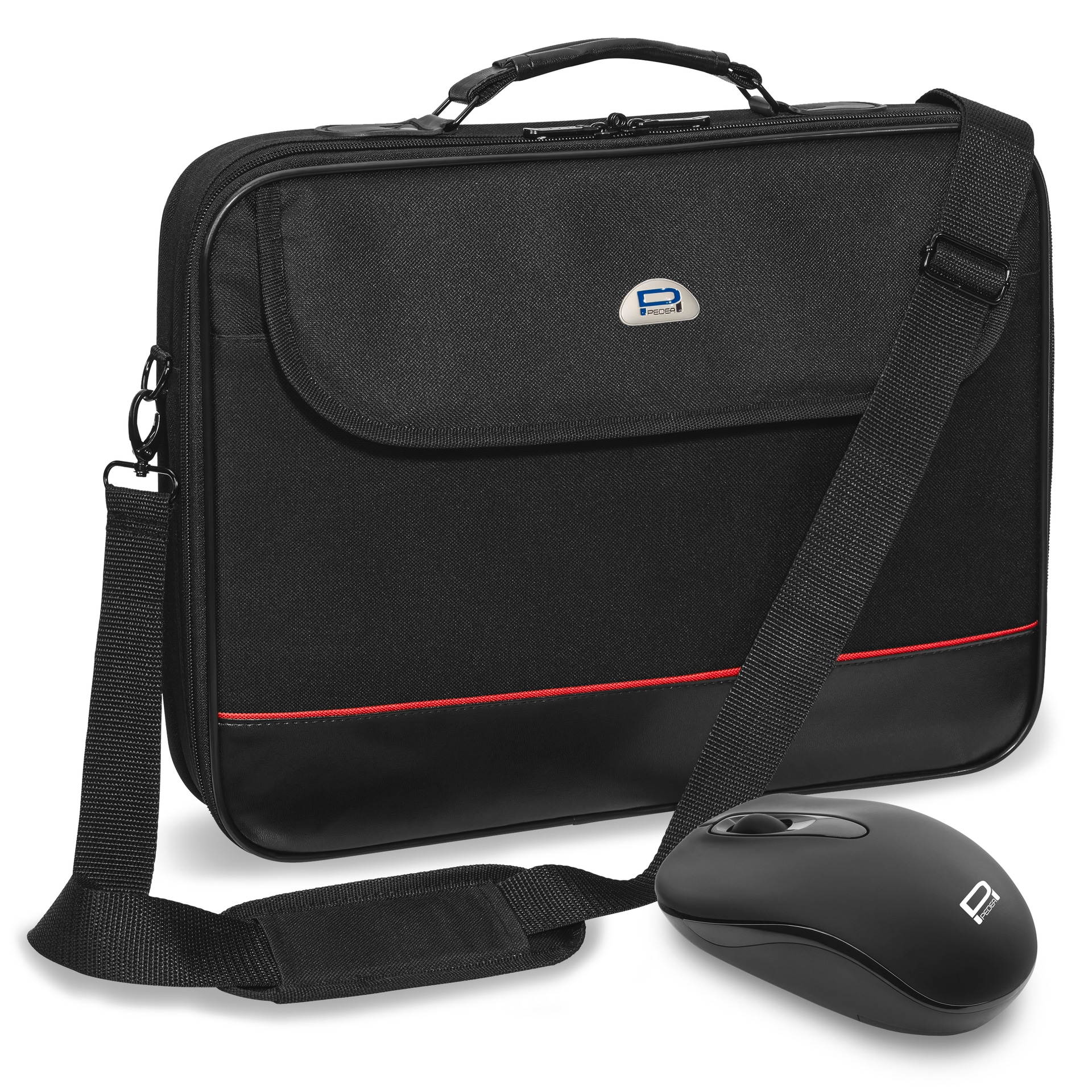 Laptoptasche »Notebooktasche TRENDLINE 15,6 (39,6cm) + Maus«, (Set, 2 tlg., bestehend...