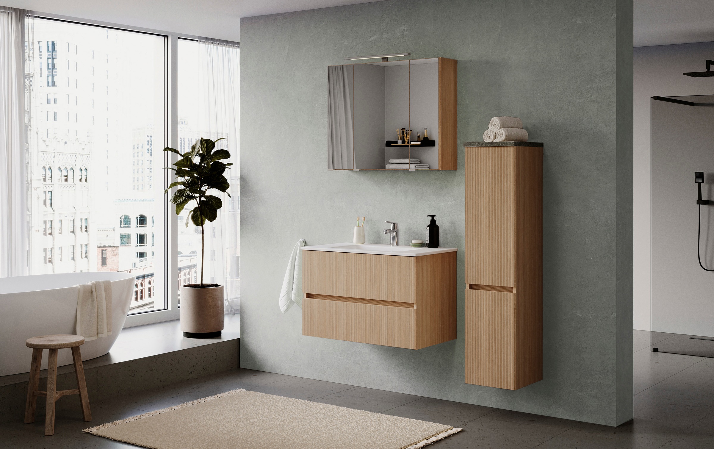 welltime Spiegelschrank »Eixo«
