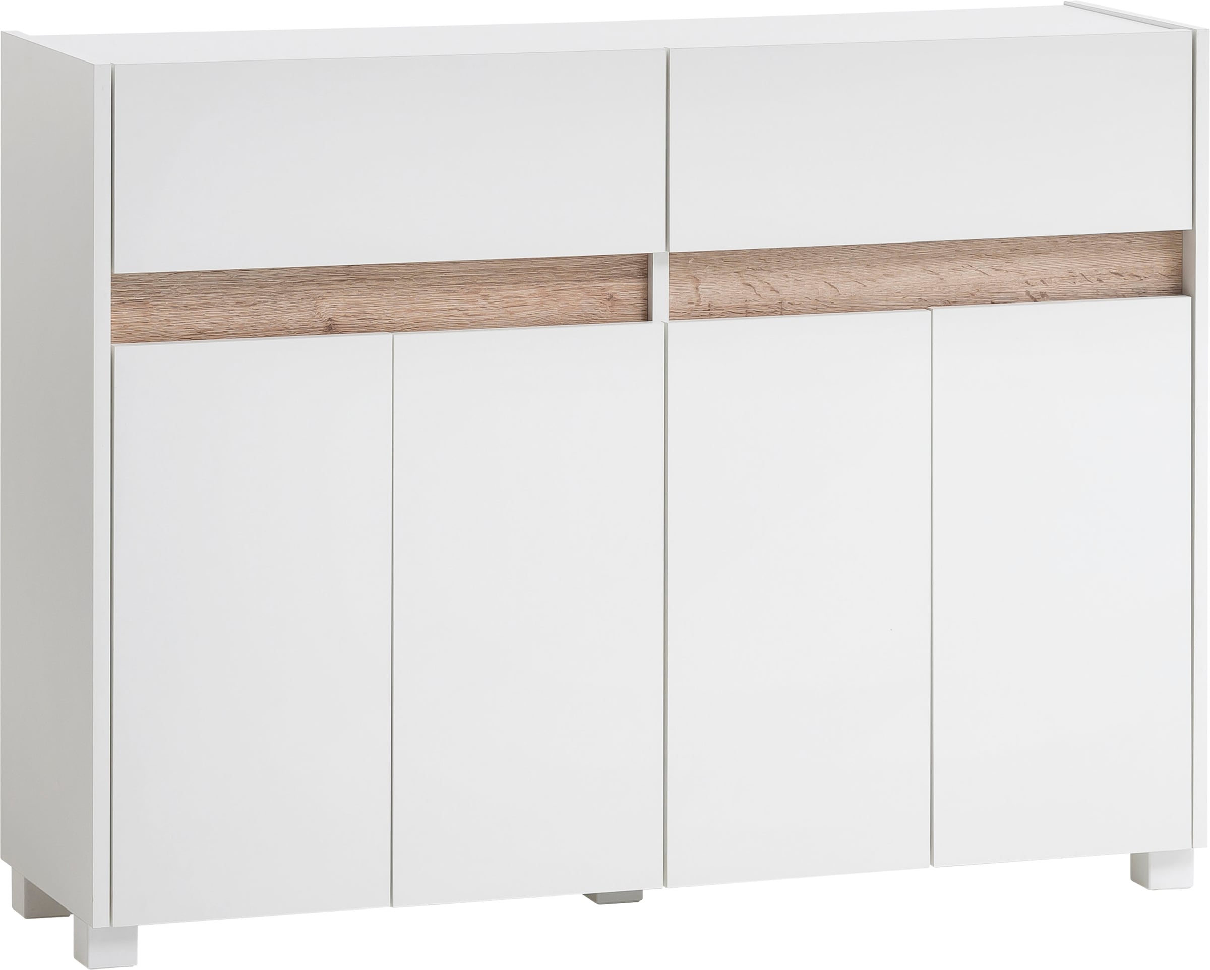 Schildmeyer Unterschrank "Cosmo, Kommode, melaminharzbeschichtet, Made in Germany, B: 112 cm" Solide Verarbeitung - Dieses Produkt ist in Deutschland gefertigt