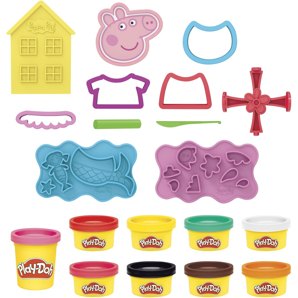 Hasbro Knete »Play-Doh, Peppa Wutz Stylingset«