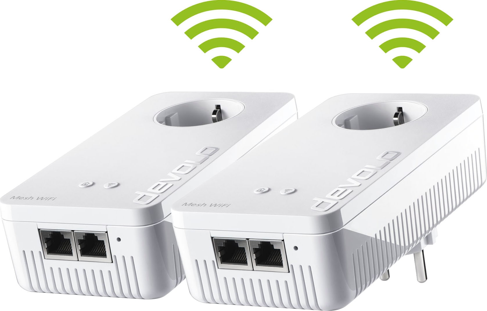 DEVOLO Netzwerk-Switch »Mesh WLAN 2 Starter Kit«, (2 St.)