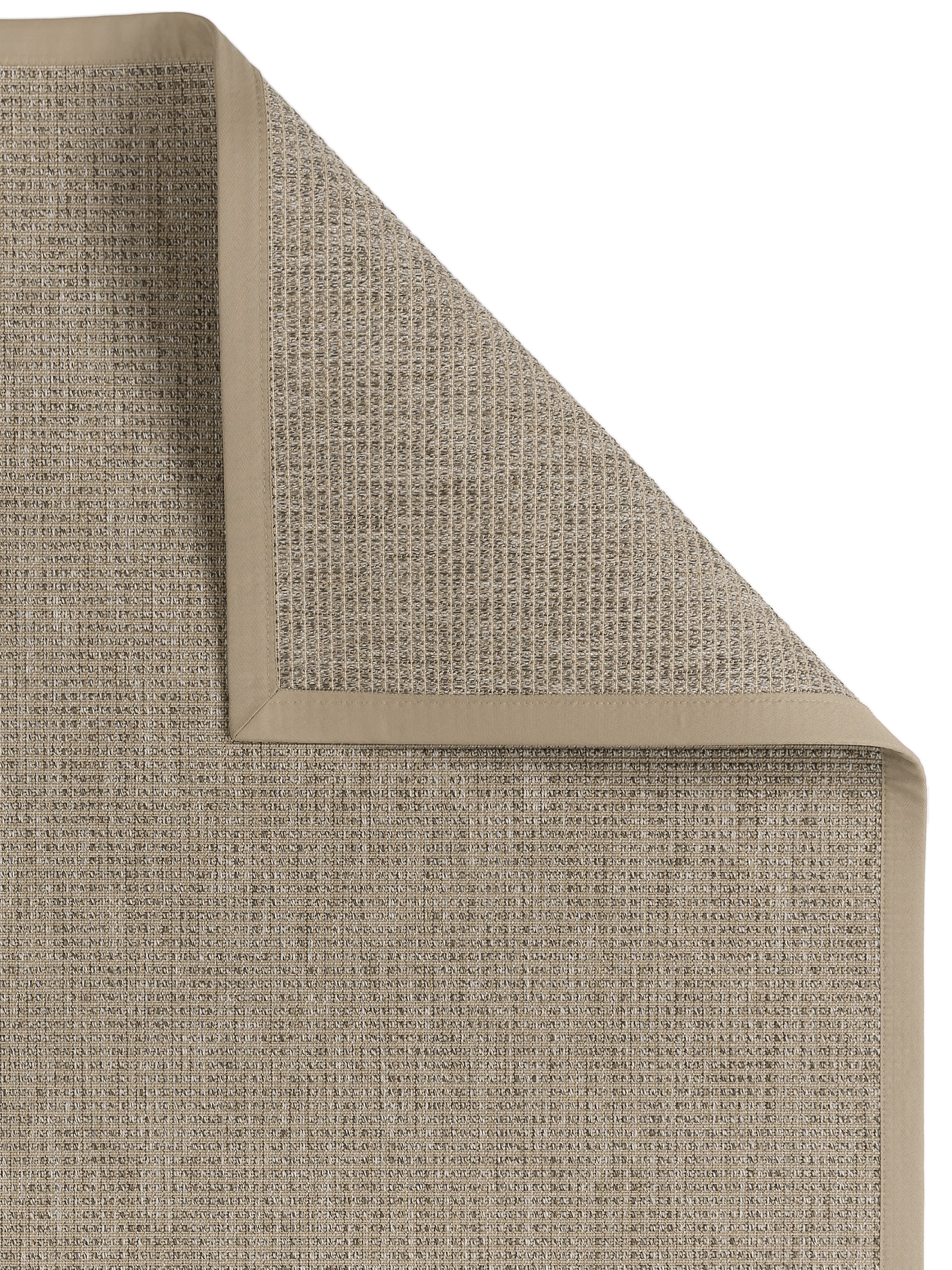 Dekowe Teppich »Basic S2 Rustic« rechteckig 10 mm Höhe meliert, Sisaloptik, mit Bordüre, In- und Outdoor geeignet