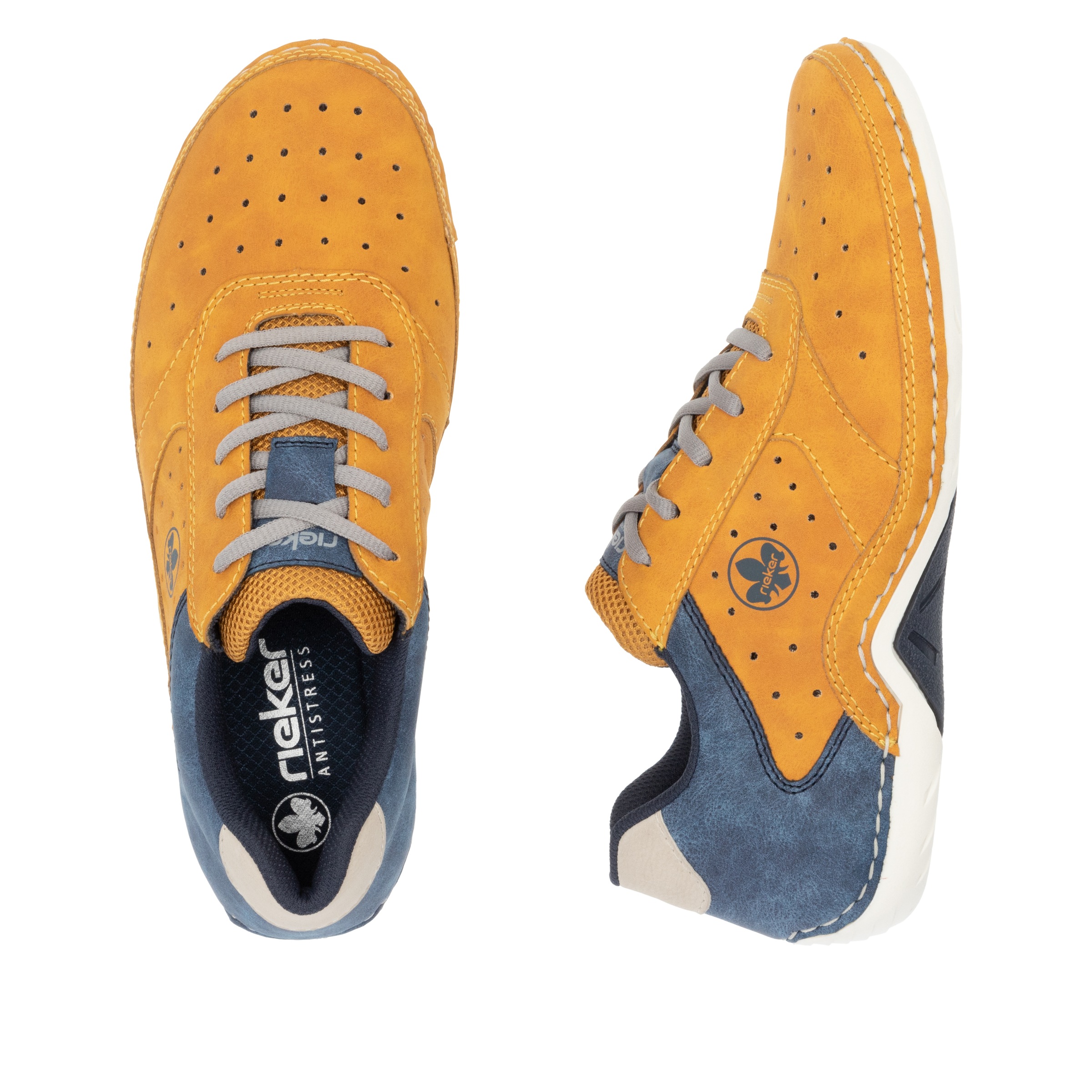 Rieker Sneaker  , Schnürschuh, Halbschuh, Freizeitschuh mit MemoSoft-Innensohle