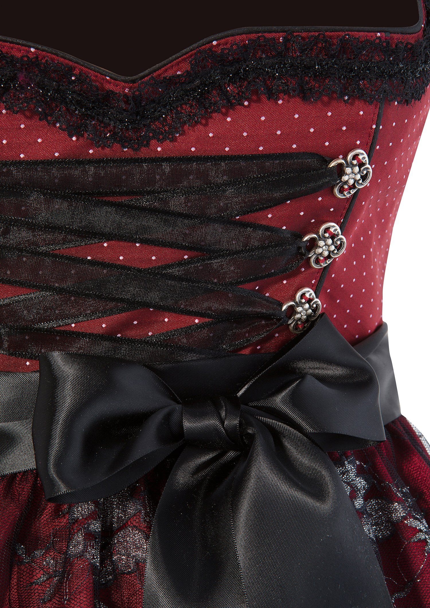 MarJo Dirndl, (2 tlg.), Damen, midi mit Kelchkragen