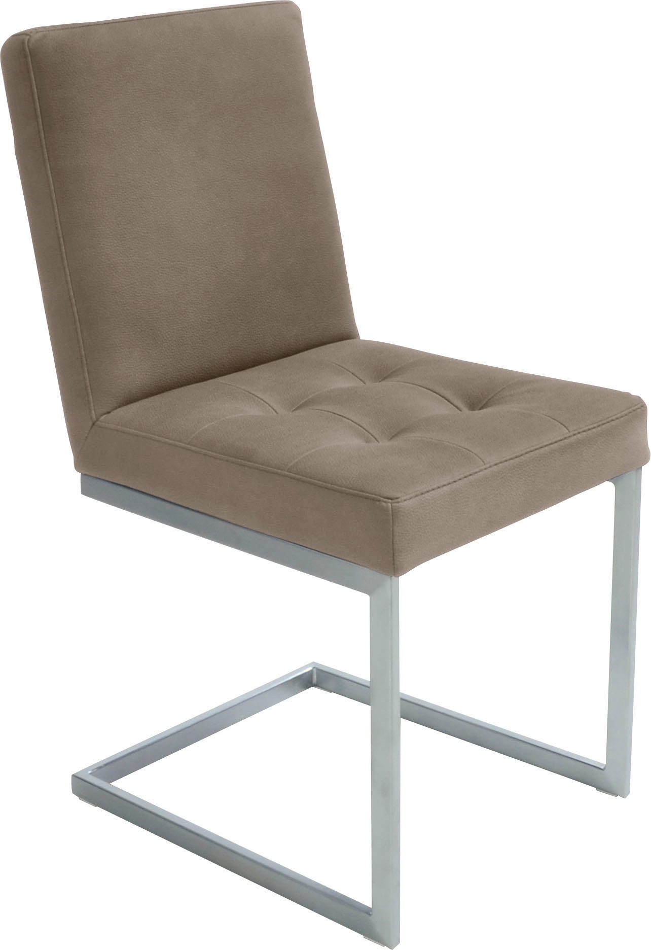 K+W Komfort & Wohnen Eckbankgruppe »Spider II«, (Set, 4 tlg.), langer Schenkel 227cm, 2 Freischwinger, Auszugstisch in Breite 130 cm