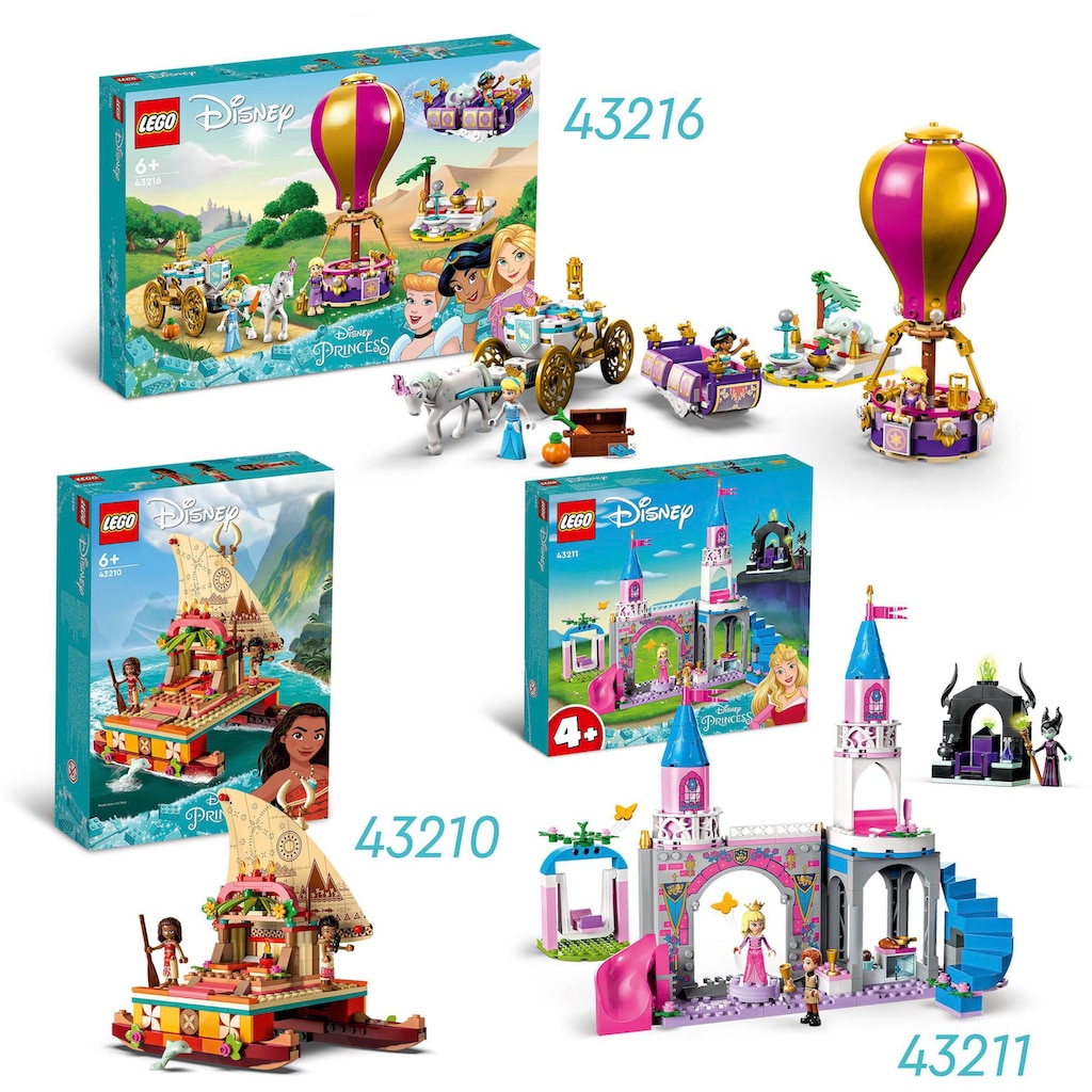 LEGO® Konstruktionsspielsteine »Vaianas Katamaran (43210), LEGO® Disney«, (321 St.)